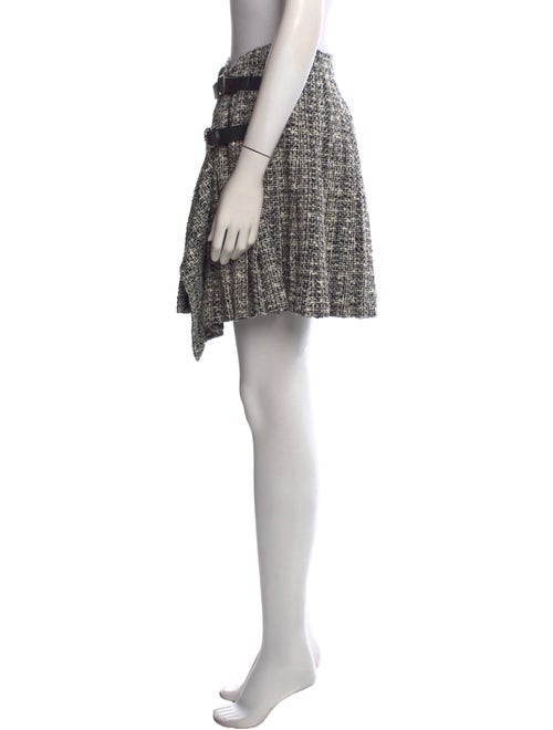 Alexander McQueen Tweed Pattern Mini Skirt