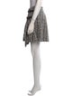 Alexander McQueen Tweed Pattern Mini Skirt