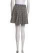 Alexander McQueen Tweed Pattern Mini Skirt