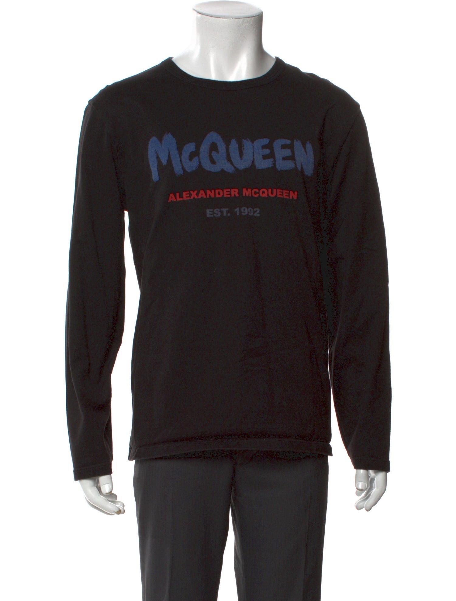Alexander McQueen Graphic Print Crew Neck T-Shirt