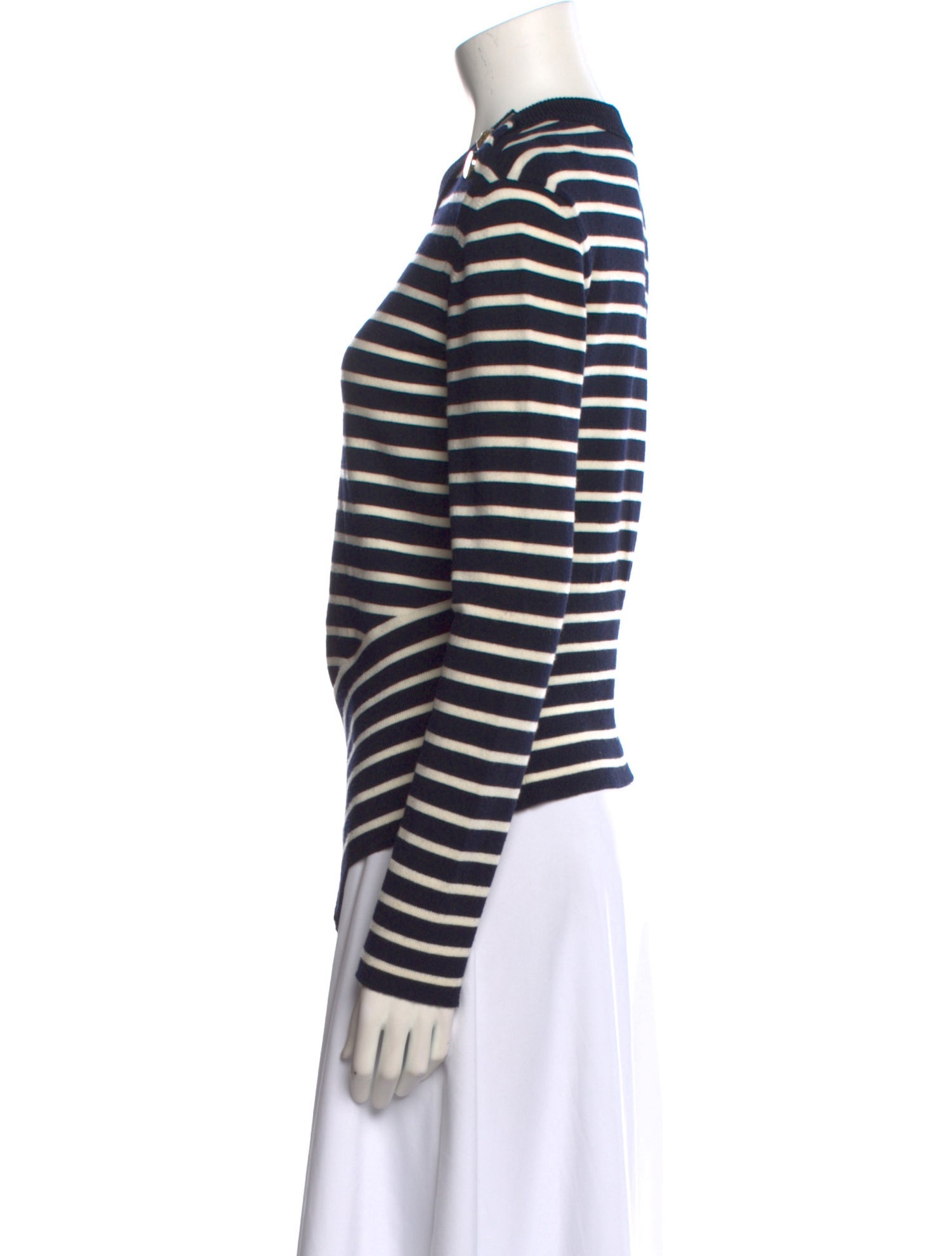 Alexander McQueen Wool Striped T-Shirt