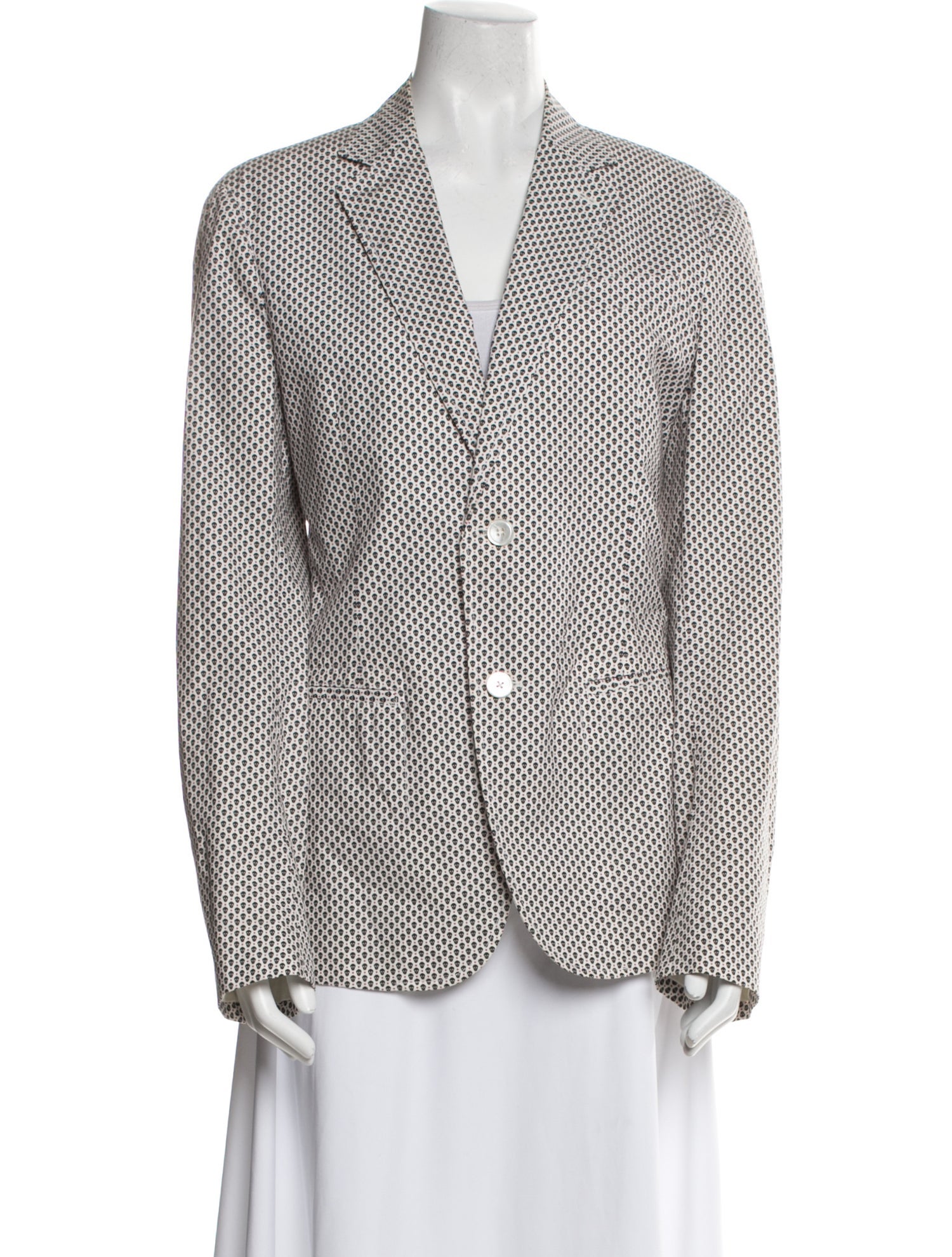 Alexander McQueen Printed Blazer