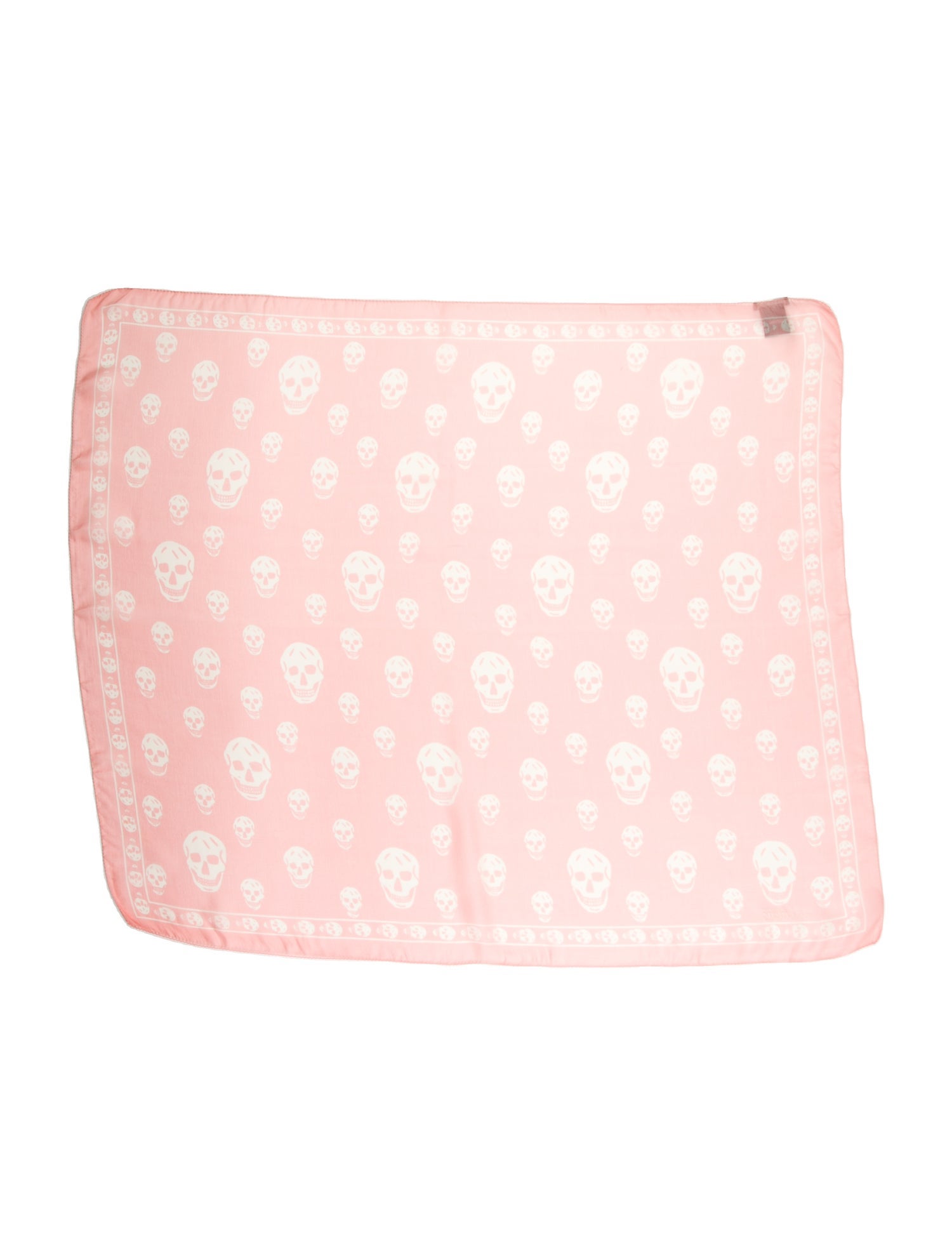 Alexander McQueen Silk Skull Scarf w/ Tags