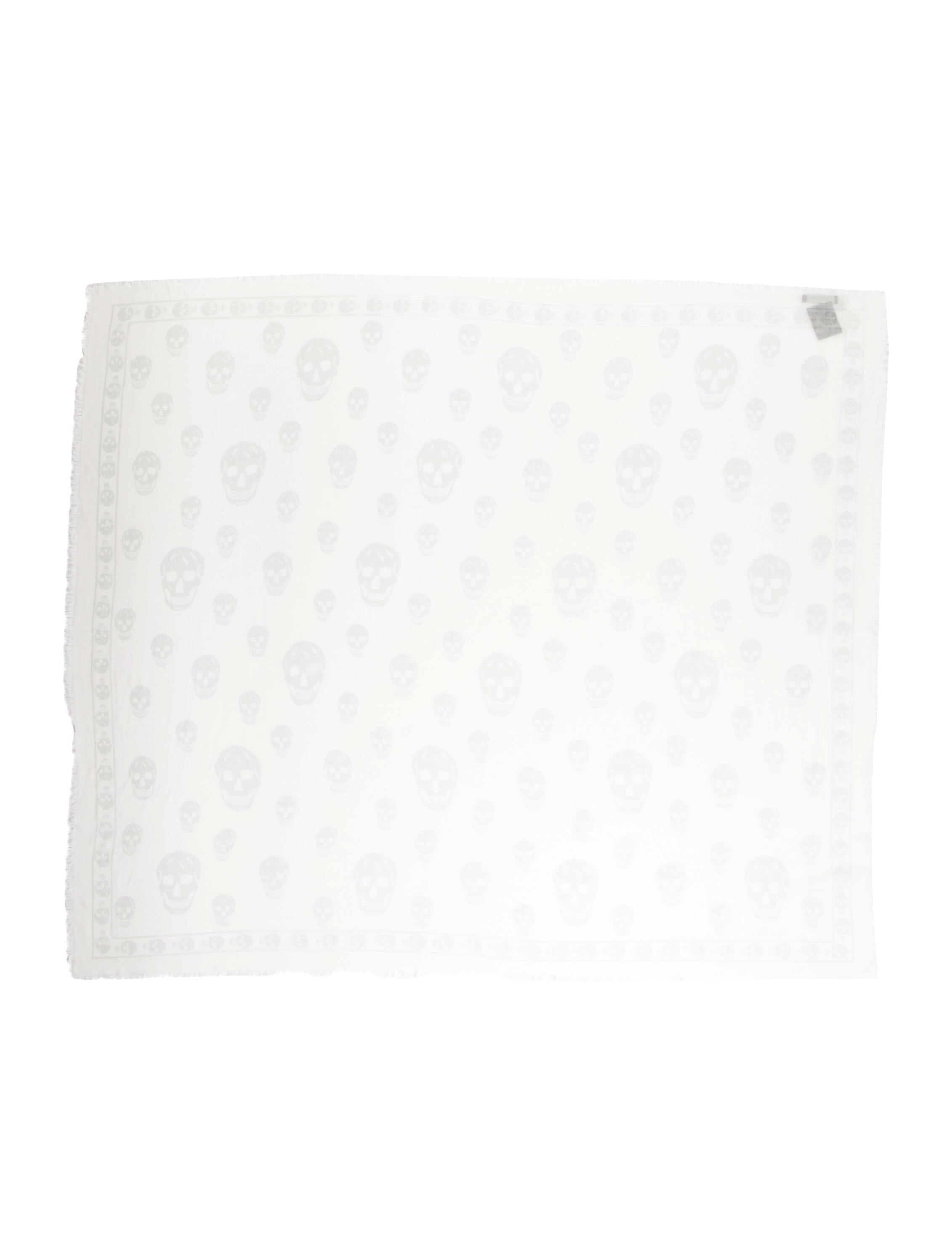 Alexander McQueen Silk Skull Scarf