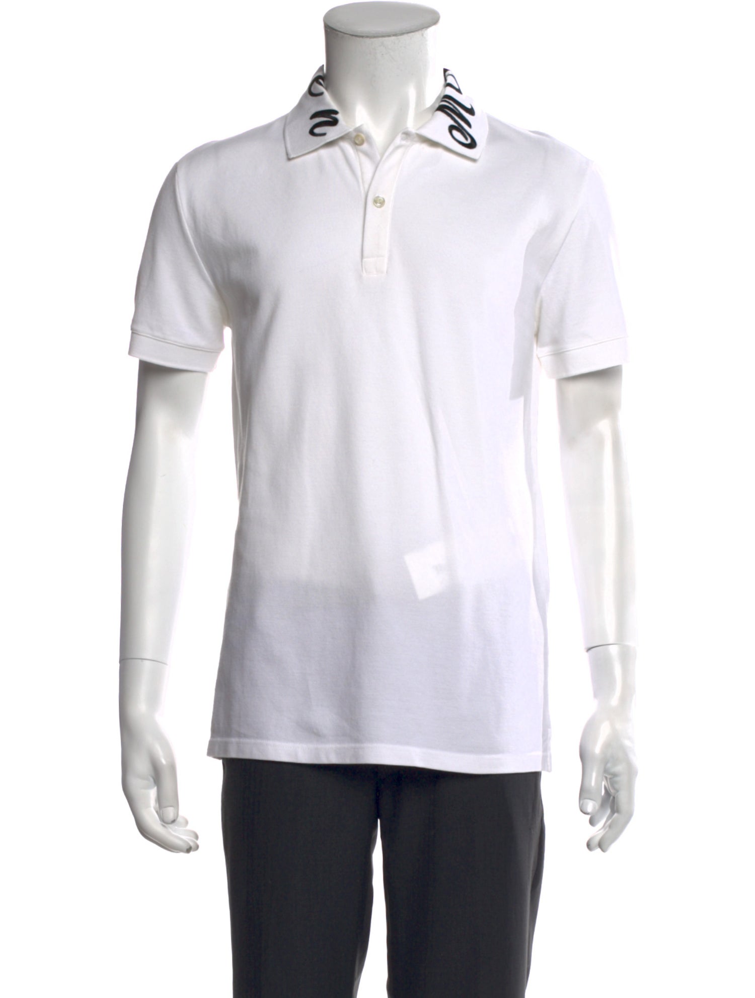 Alexander McQueen Skull Crew Neck Polo Shirt