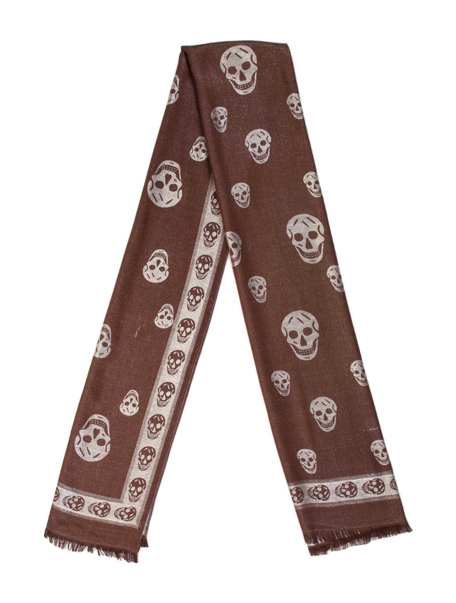 Alexander McQueen Silk Printed Scarf