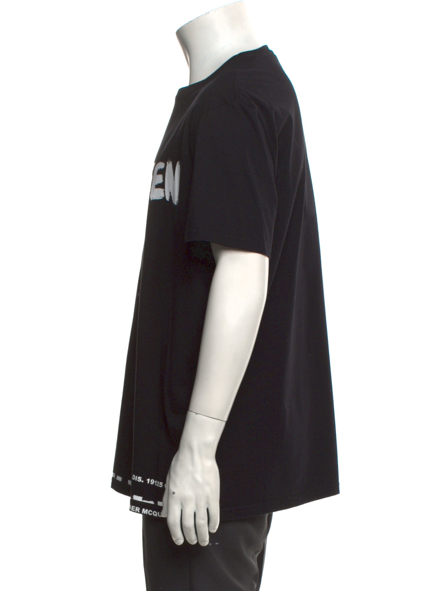 Alexander McQueen Graphic Print Crew Neck T-Shirt