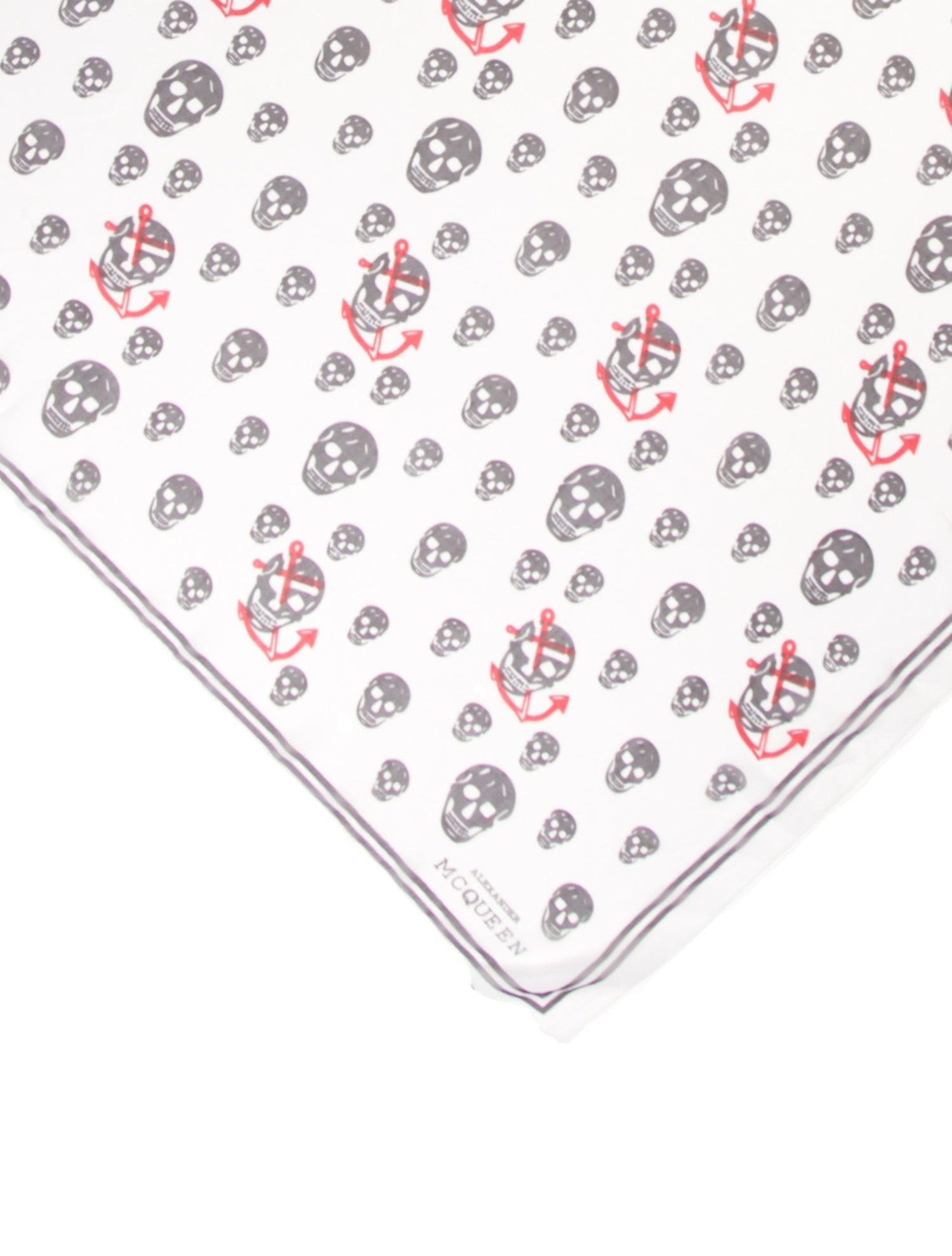 Alexander McQueen Silk Printed Scarf