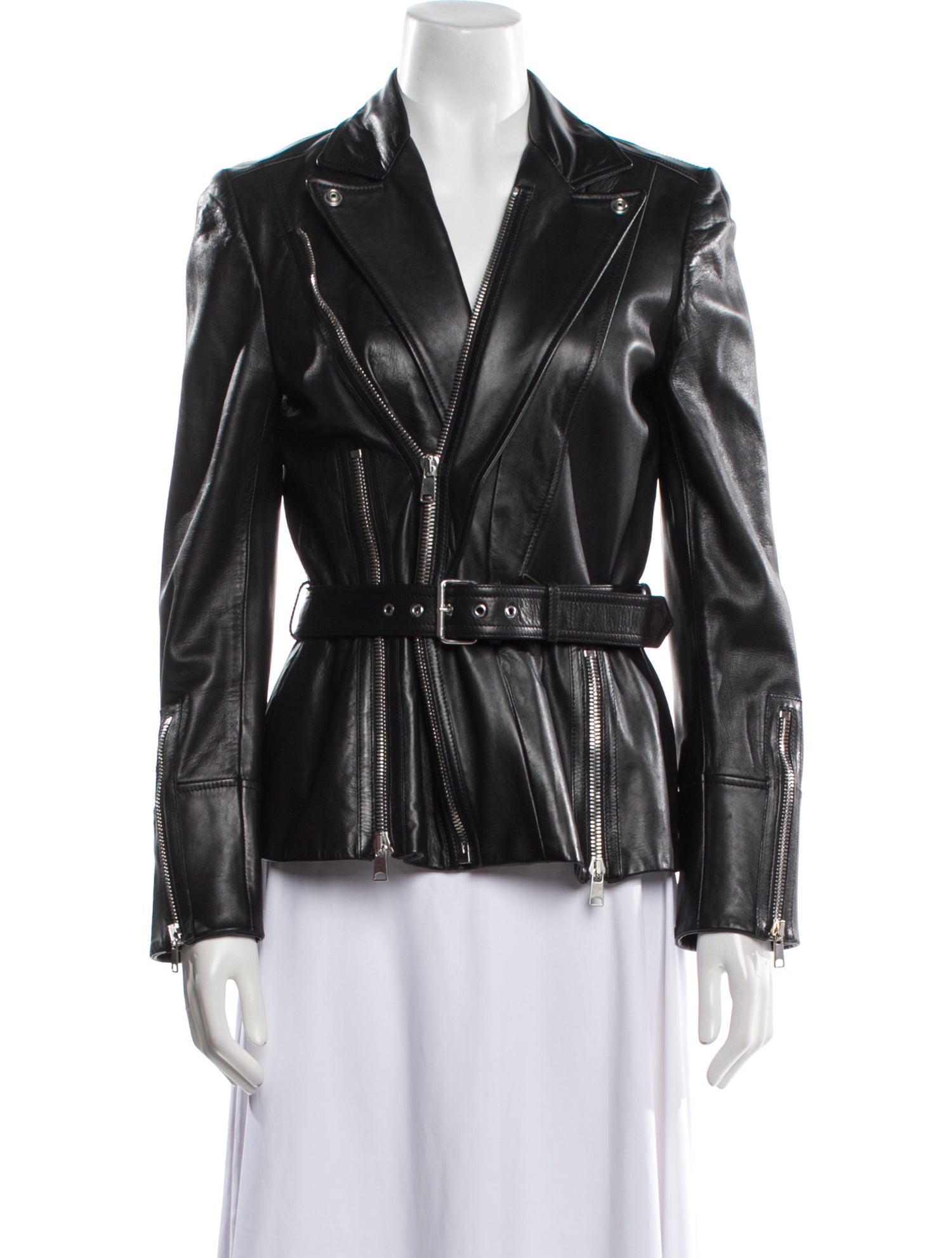 Alexander McQueen 2017 Leather Biker Jacket