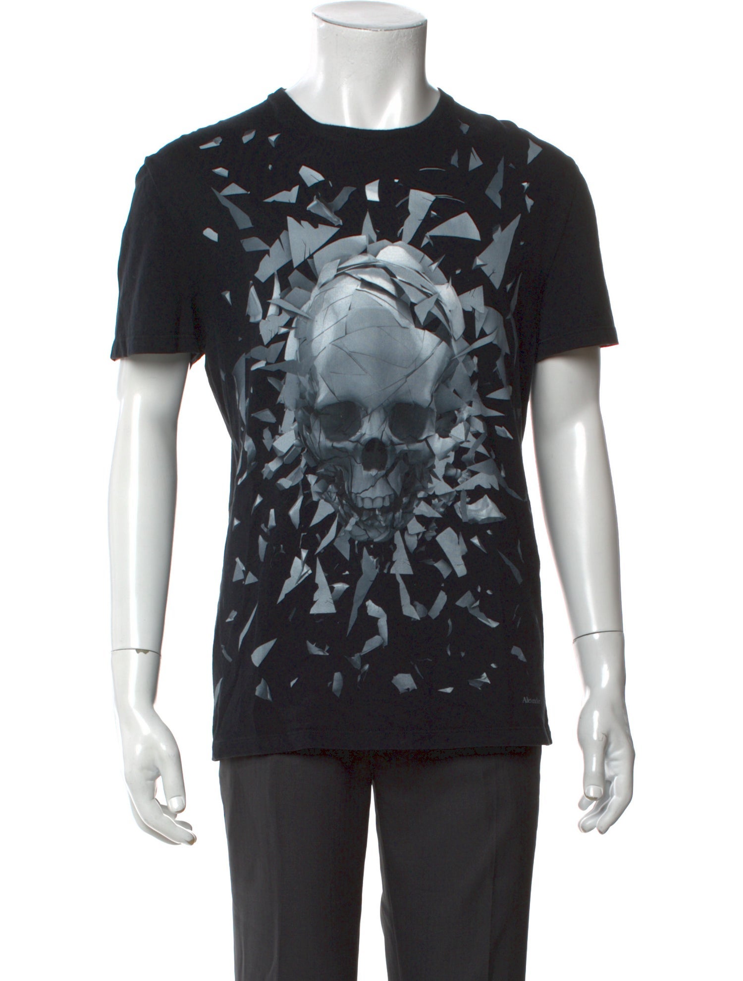 Alexander McQueen Graphic Print Crew Neck T-Shirt