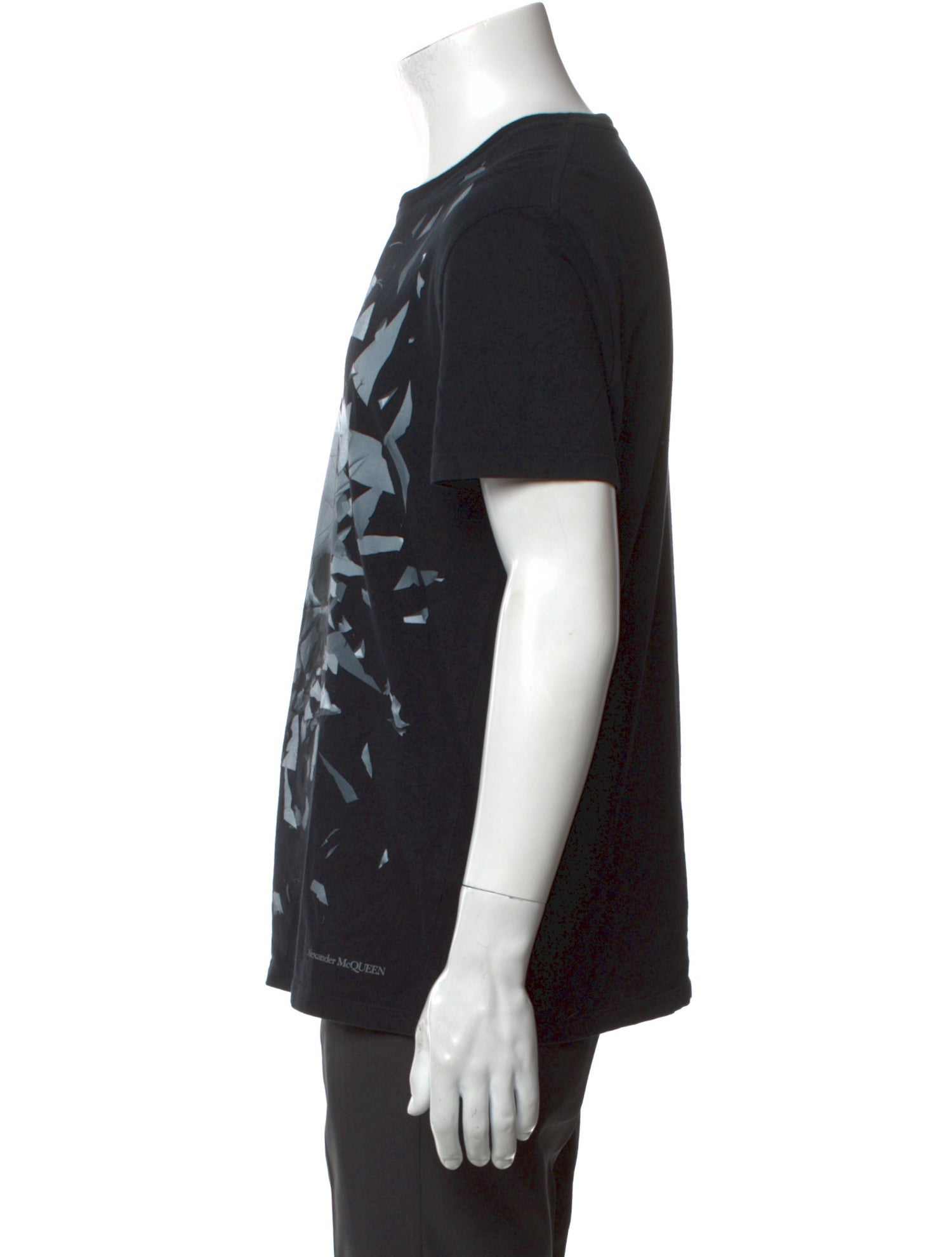 Alexander McQueen Graphic Print Crew Neck T-Shirt