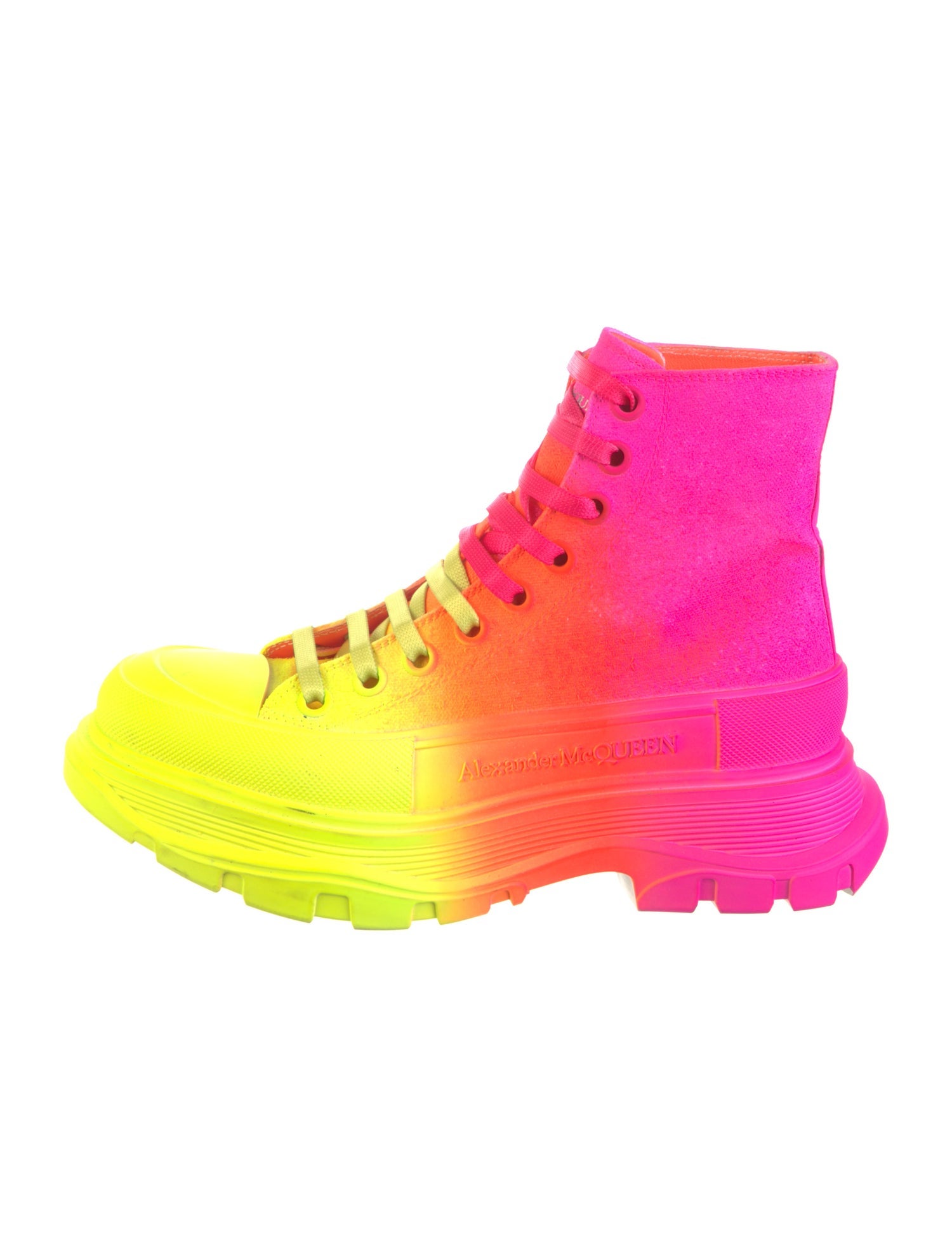 Alexander McQueen Canvas Printed Sneakers