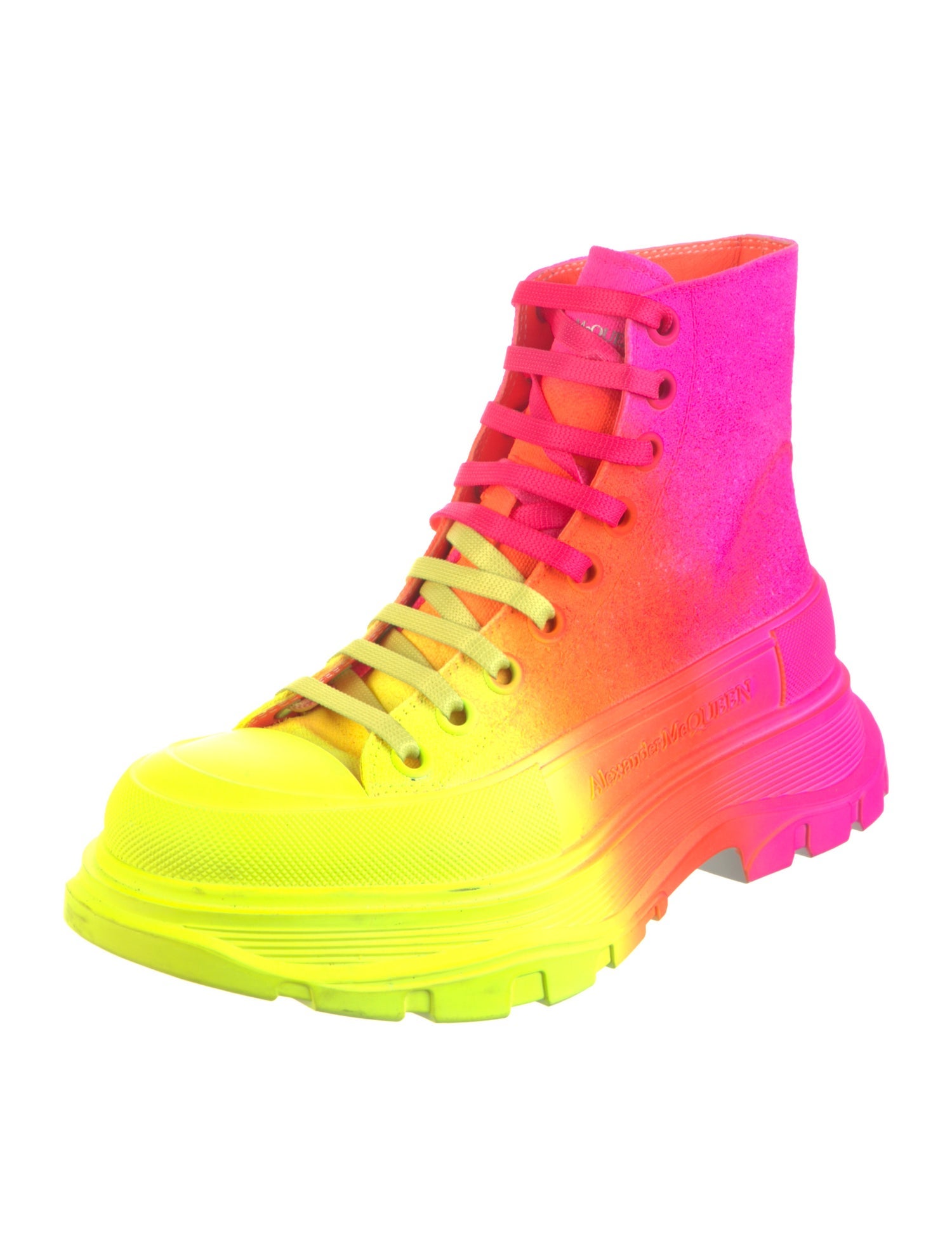 Alexander McQueen Canvas Printed Sneakers