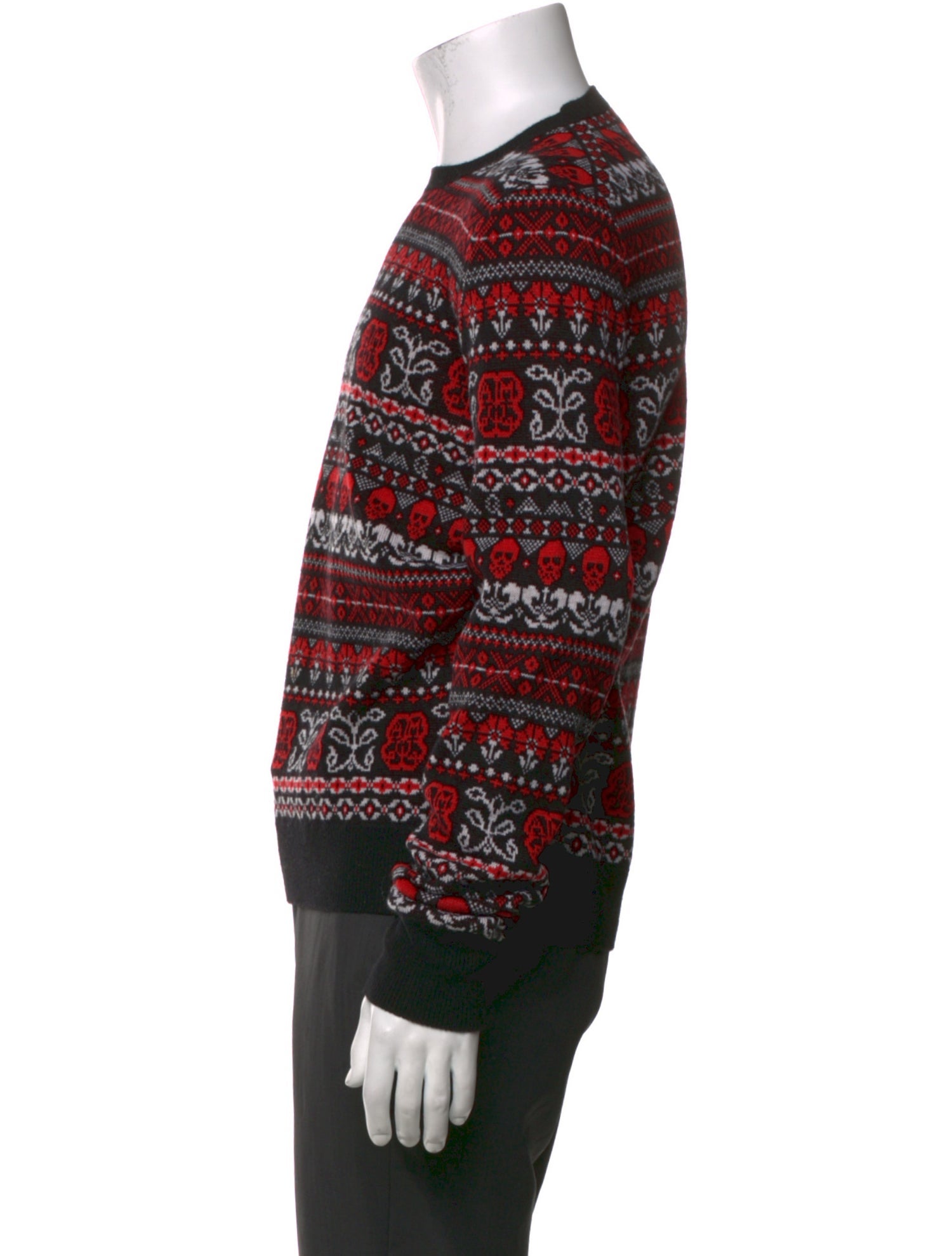 Alexander McQueen Wool Printed Pullover