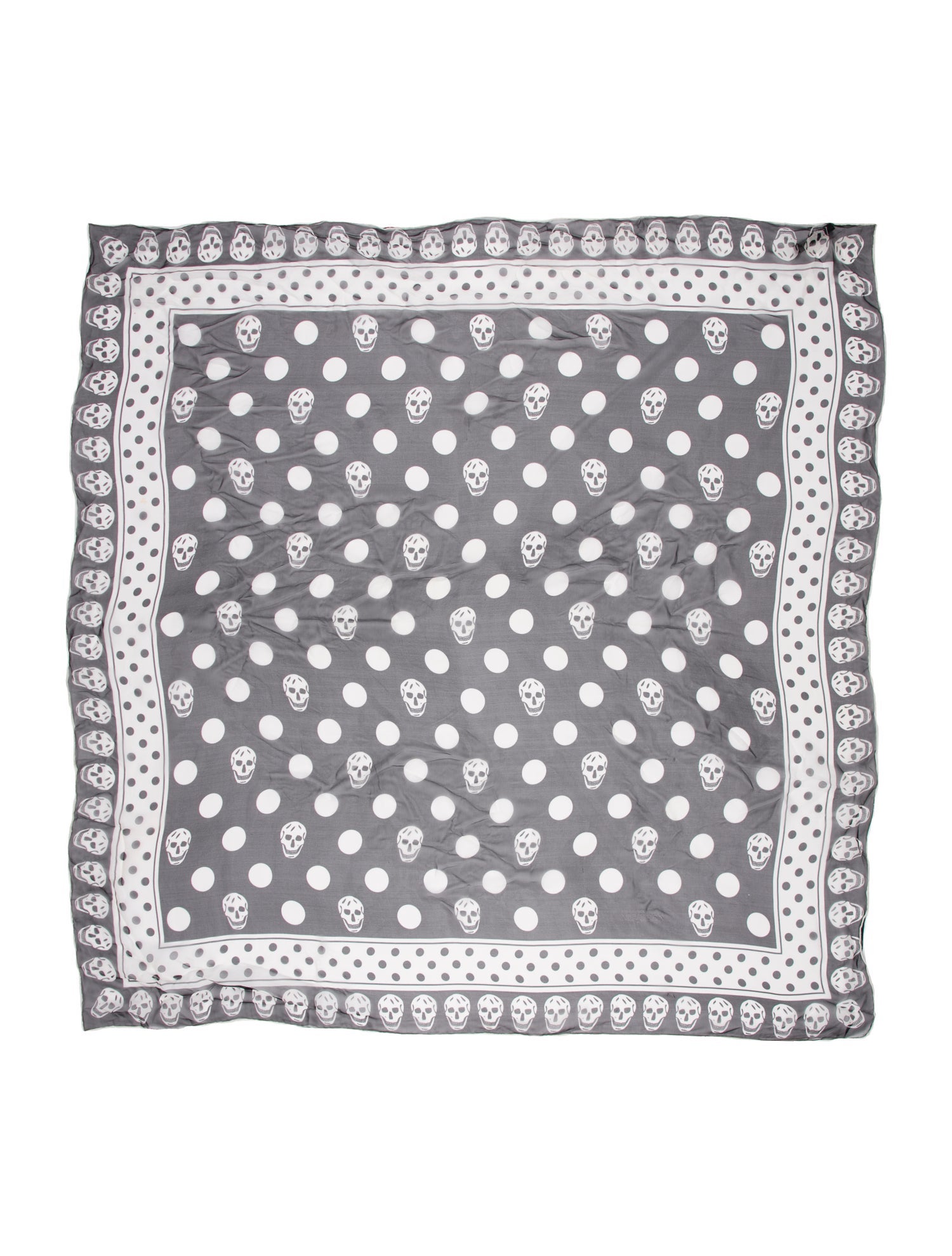 Alexander McQueen Silk Skull Scarf