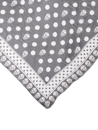 Alexander McQueen Silk Skull Scarf