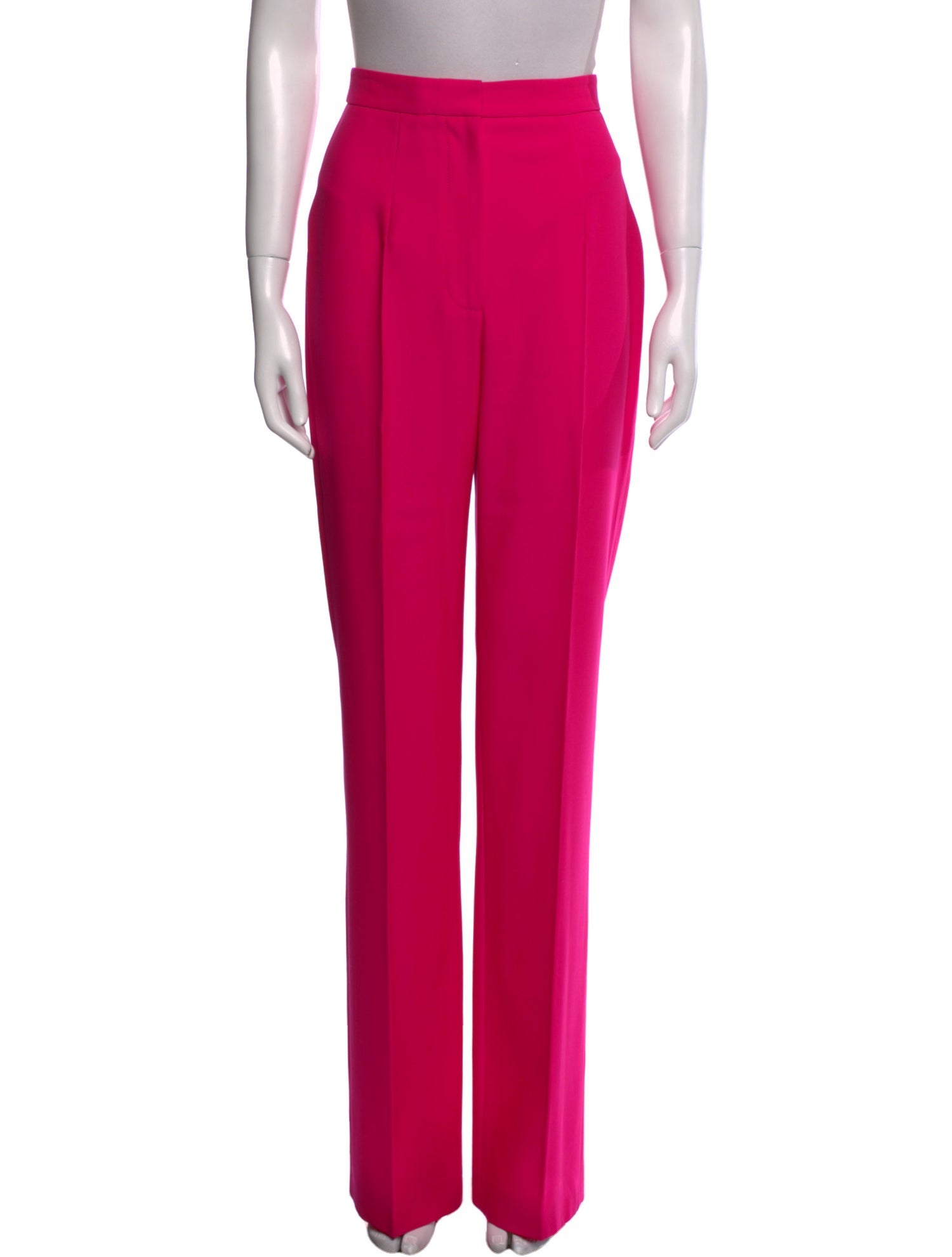 Alexander McQueen Wool Wide Leg Pants