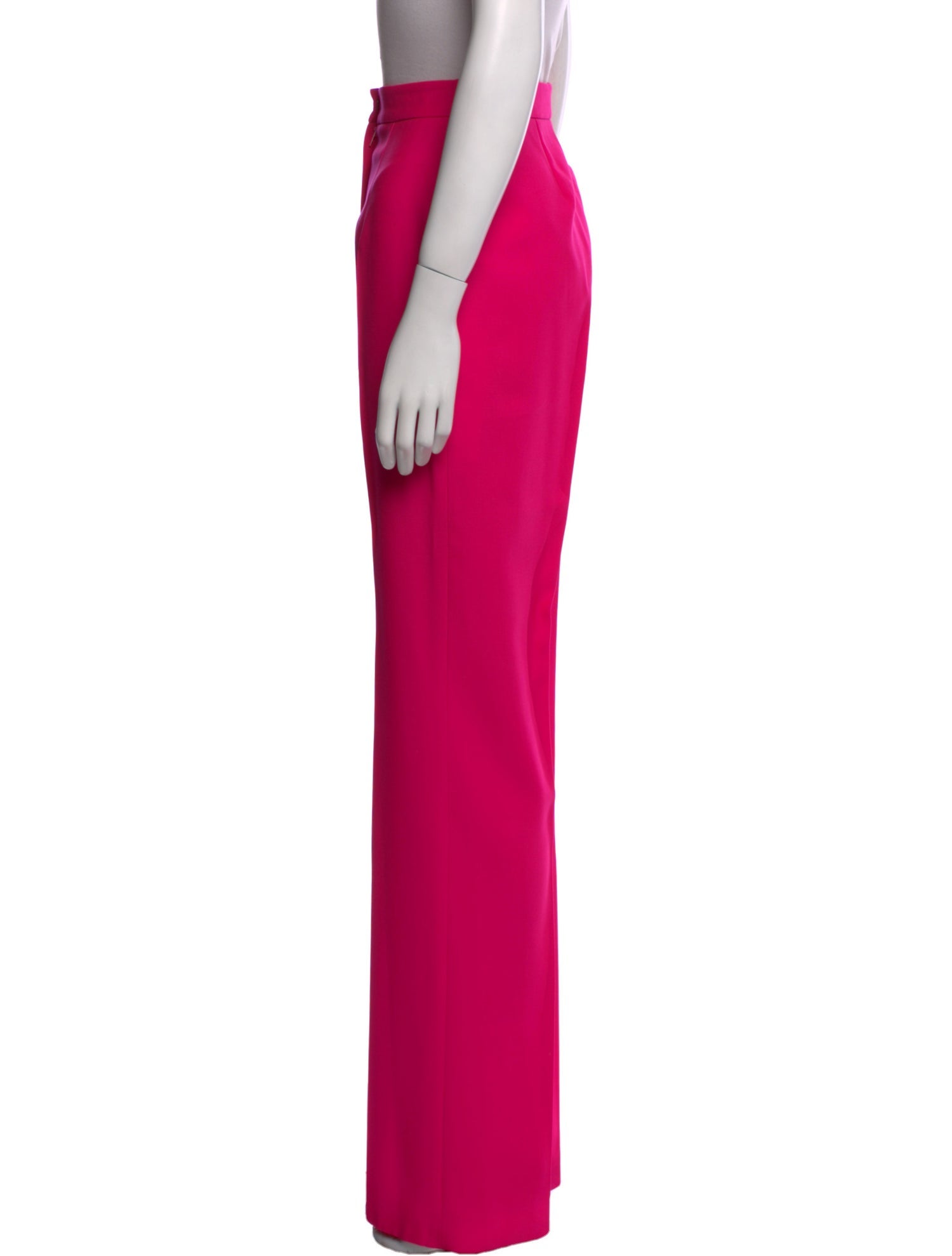 Alexander McQueen Wool Wide Leg Pants