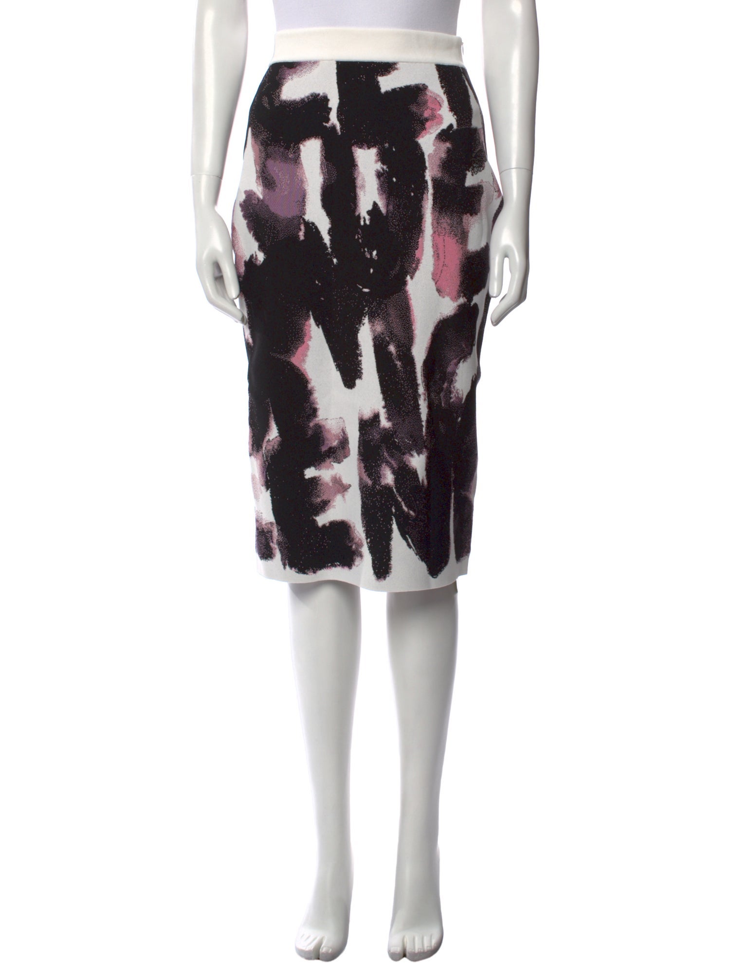 Alexander McQueen Printed Knee-Length Skirt