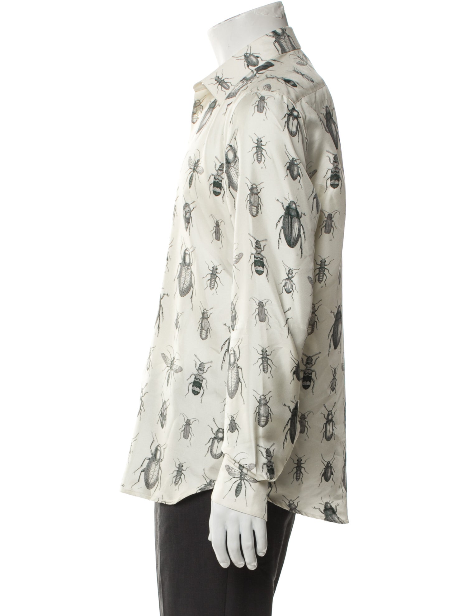 Alexander McQueen Silk Printed Shirt