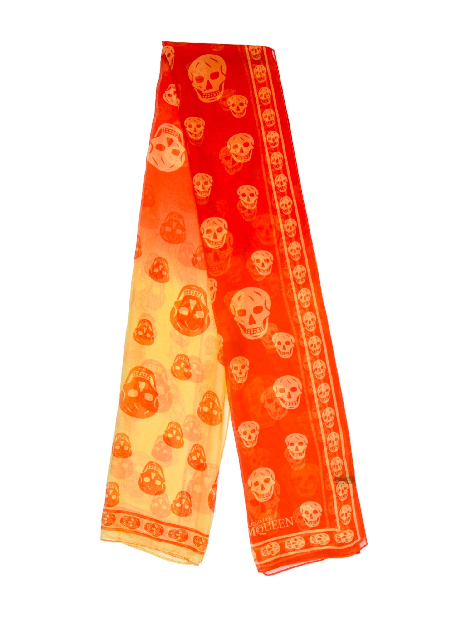 Alexander McQueen Silk Skull Scarf