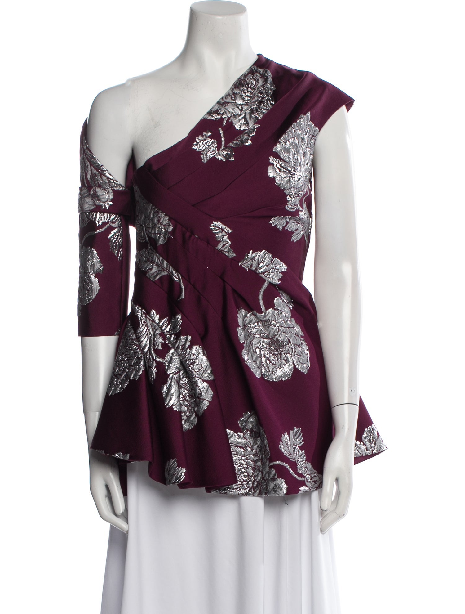 Alexander McQueen 2019 Floral Print Blouse