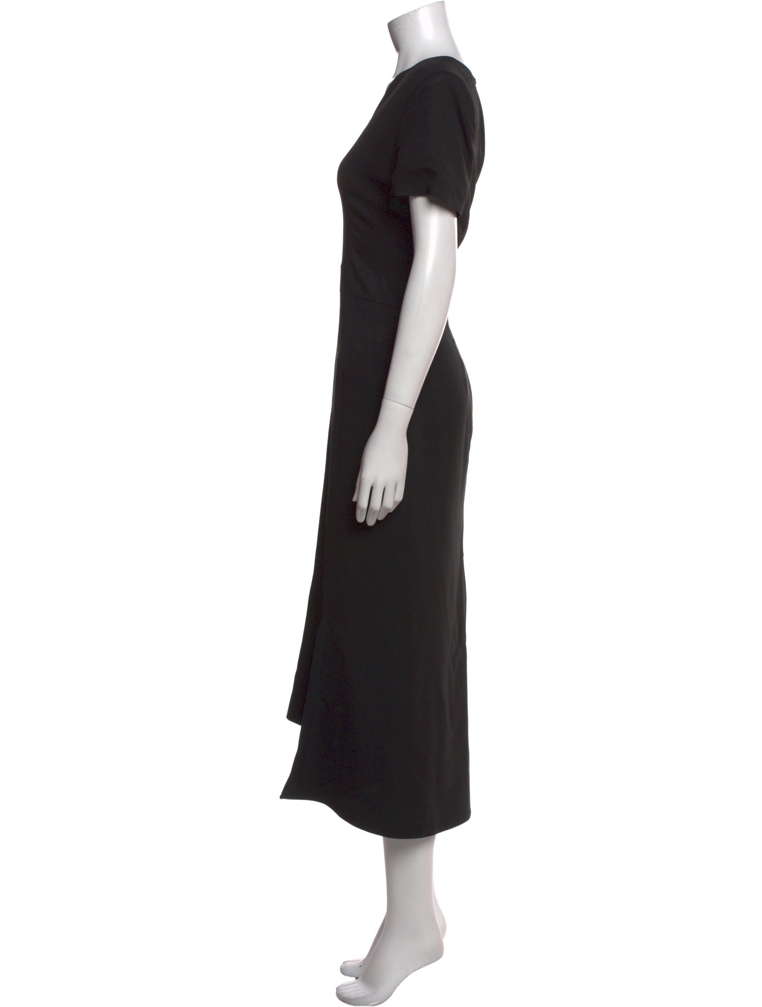 Alexander McQueen V-Neck Midi Length Dress