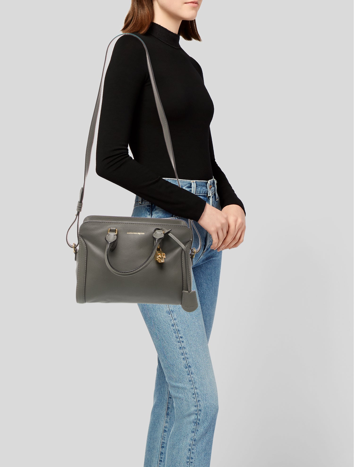 Alexander McQueen Skull Top Handle Bag