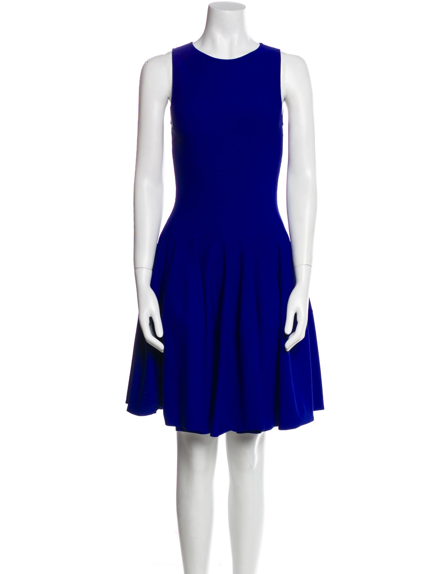 Alexander McQueen Crew Neck Knee-Length Dress