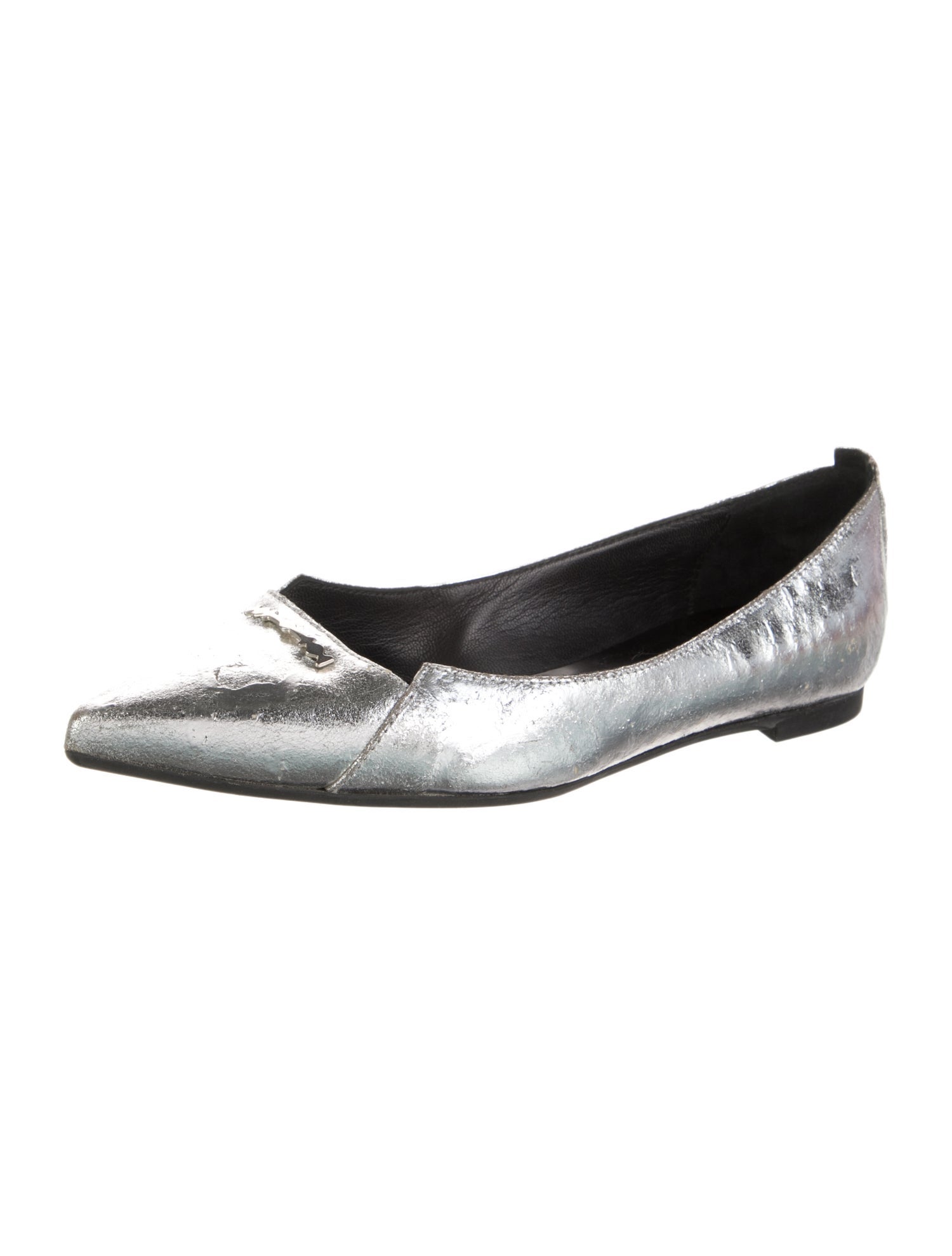 Alexander McQueen Patent Leather Ballet Flats