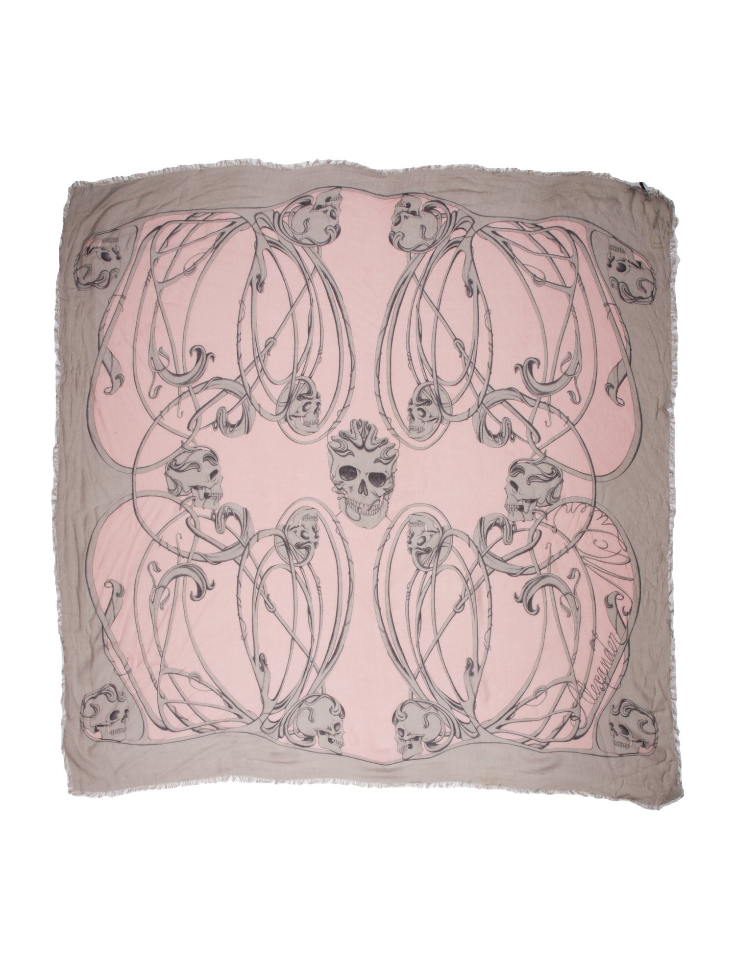 Alexander McQueen Printed Scarf