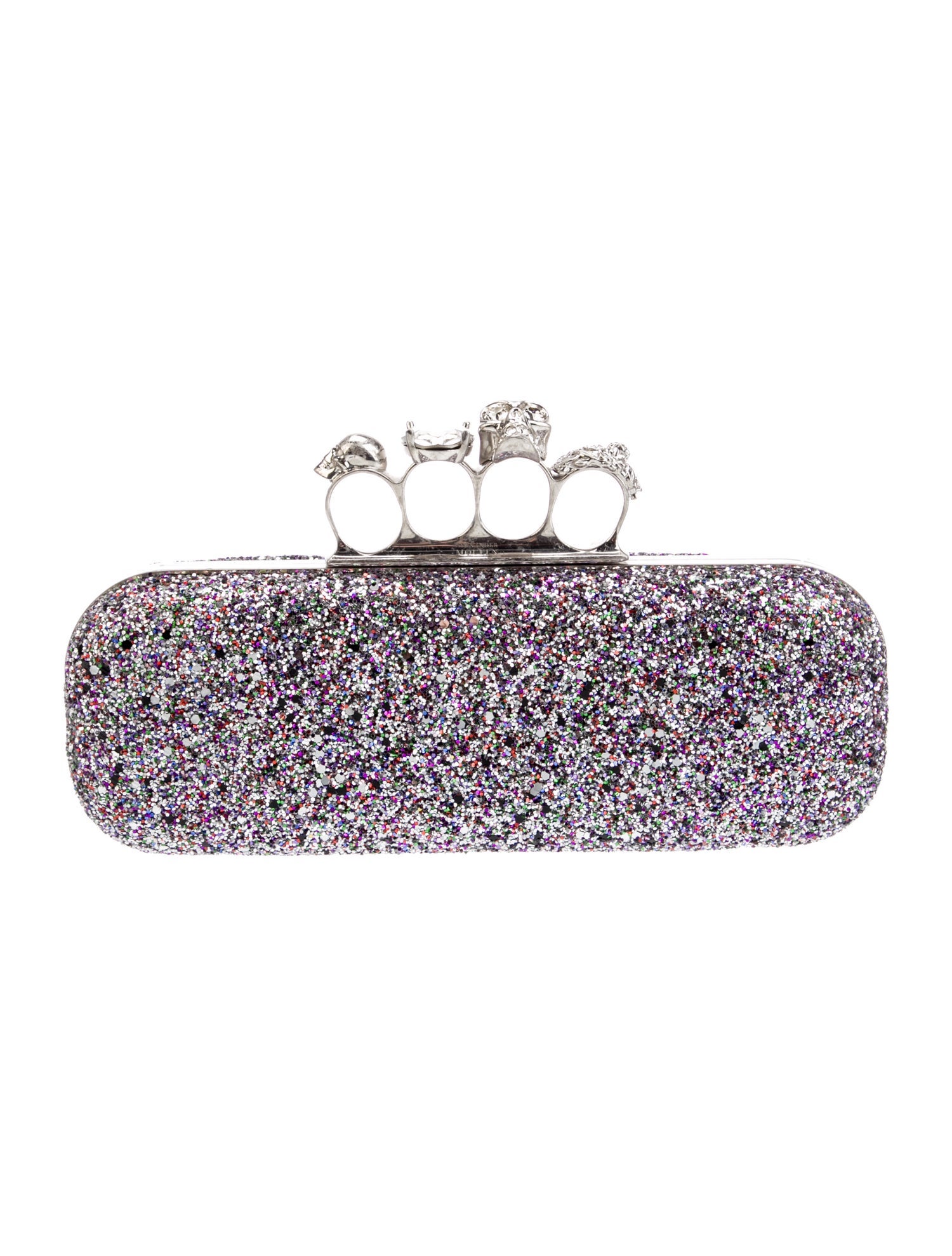 Alexander McQueen Glitter Top Handle Bag