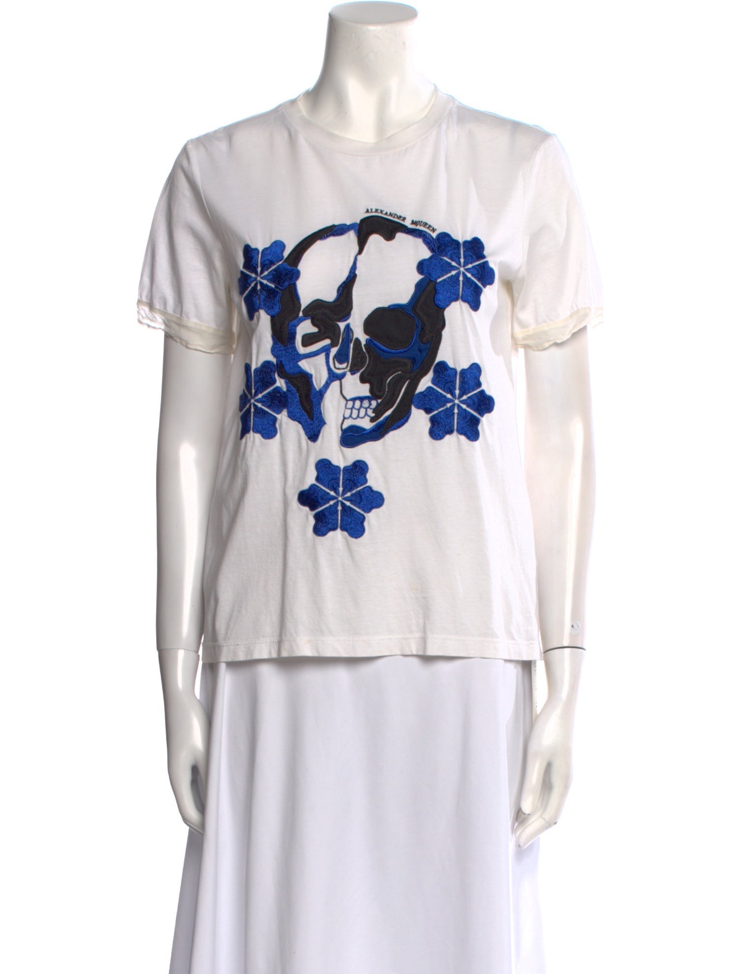 Alexander McQueen Graphic Print Crew Neck T-Shirt