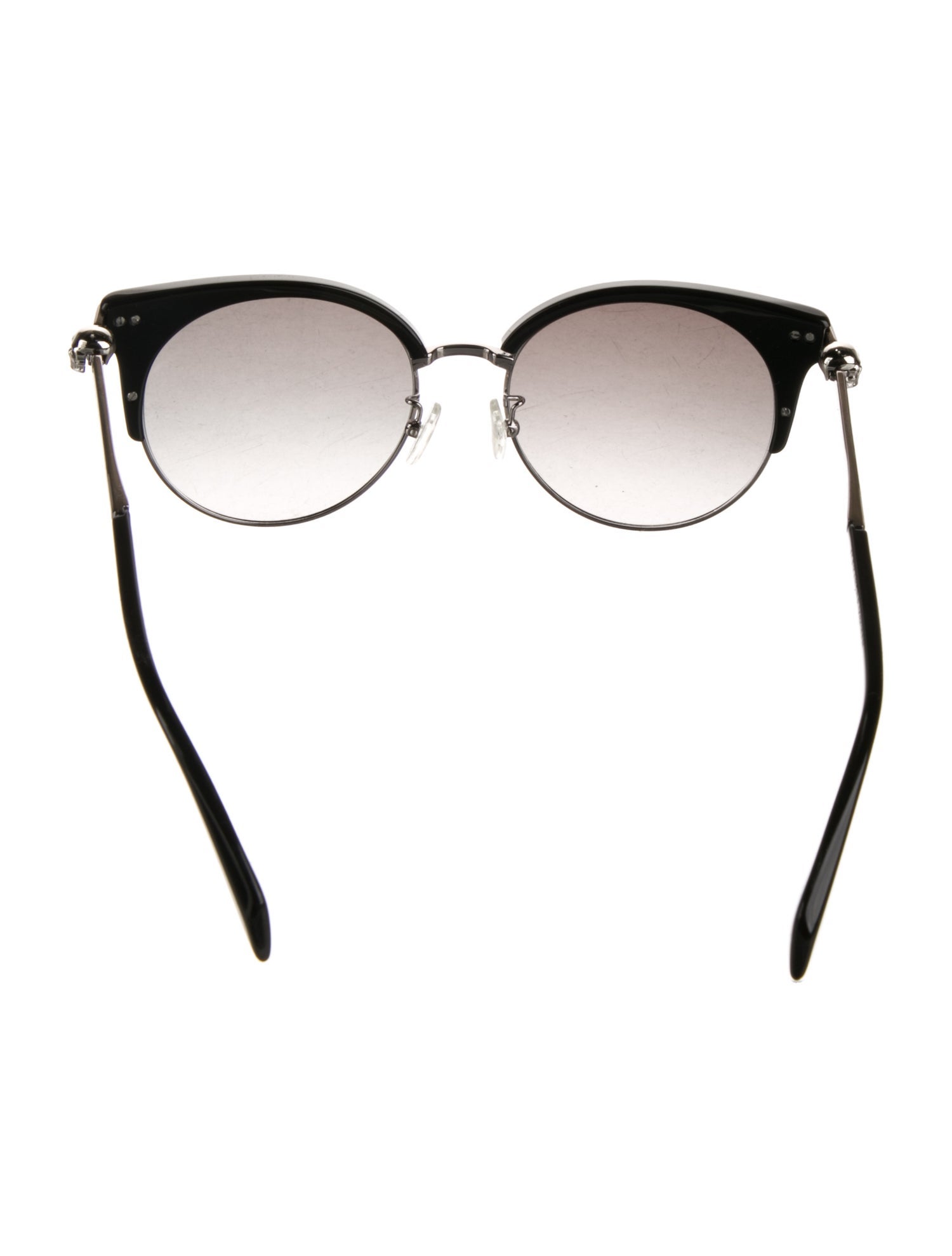 Alexander McQueen Skull Cat-Eye Sunglasses