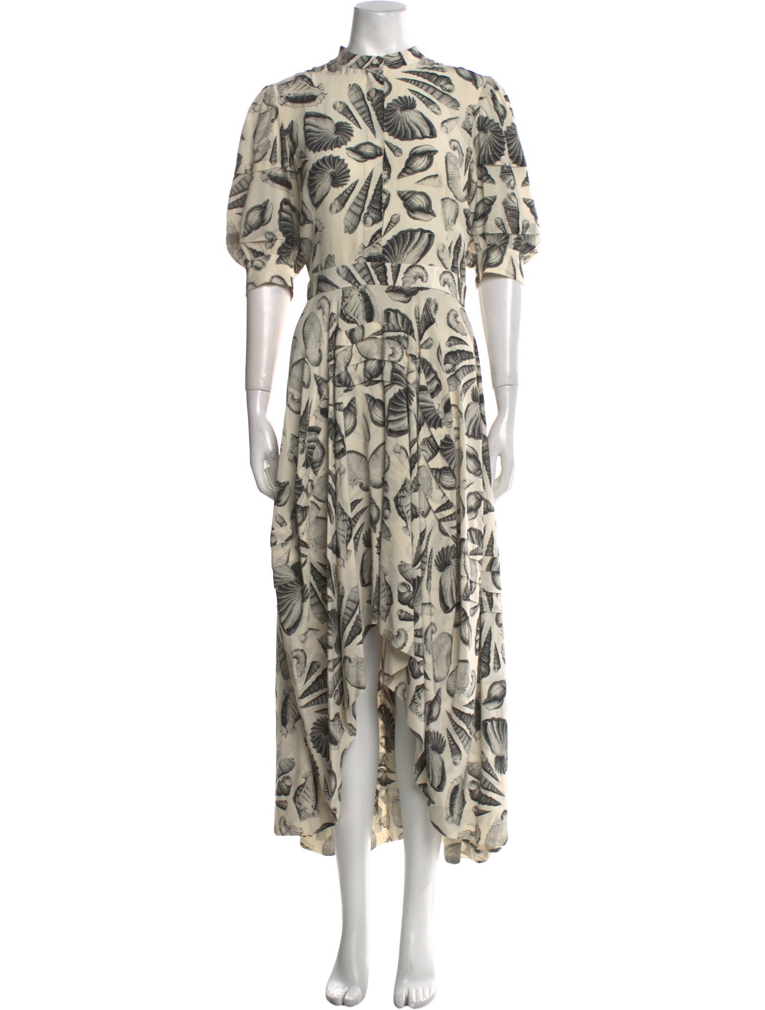 Alexander McQueen Silk Long Dress