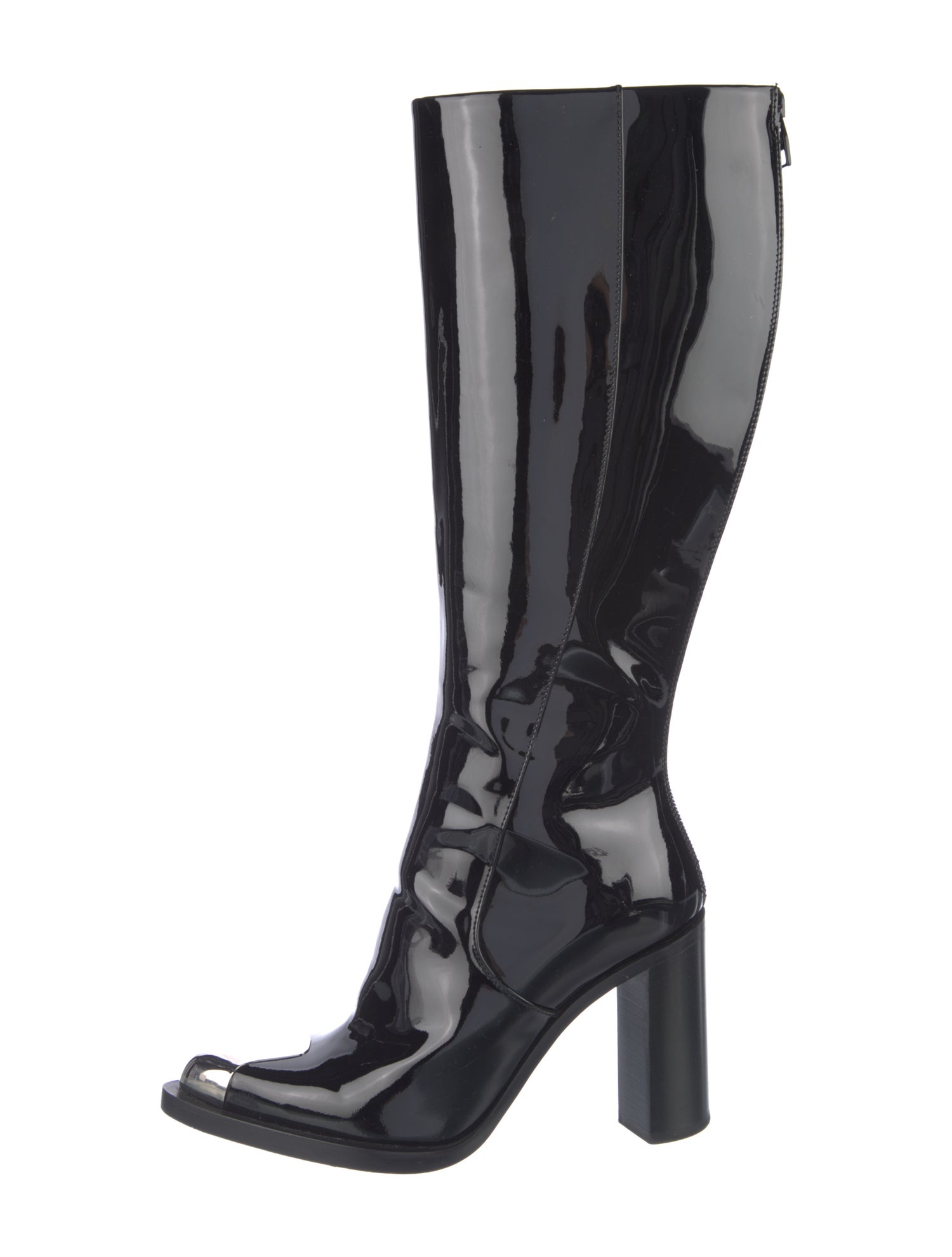 Alexander McQueen Patent Leather Boots