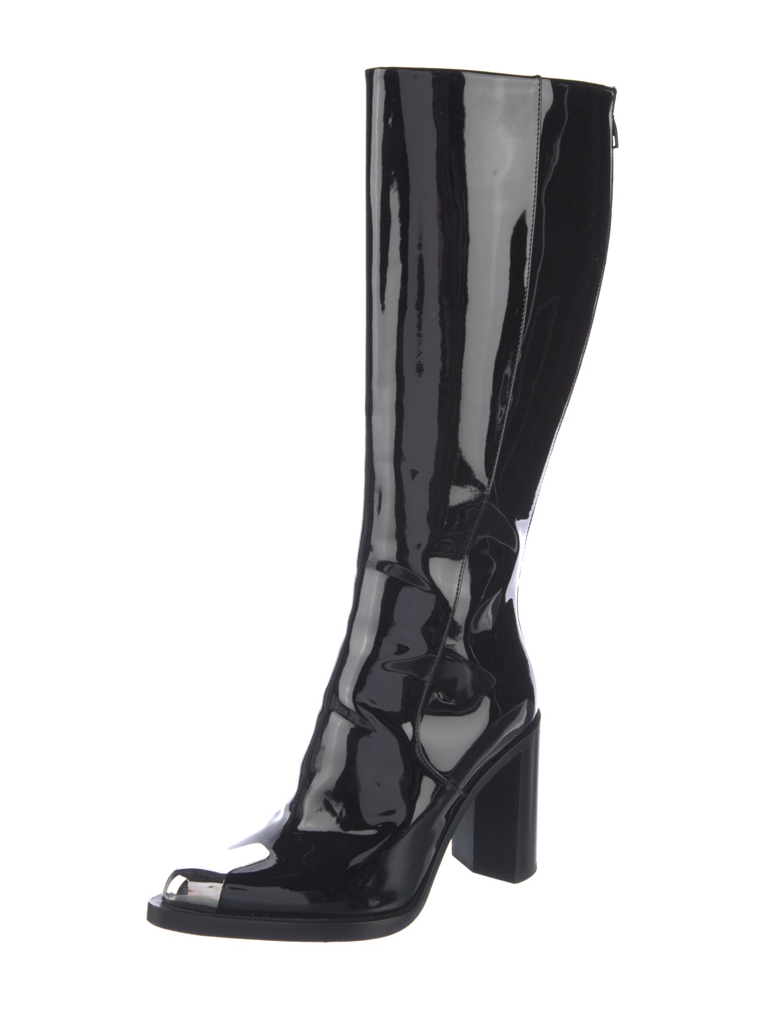 Alexander McQueen Patent Leather Boots