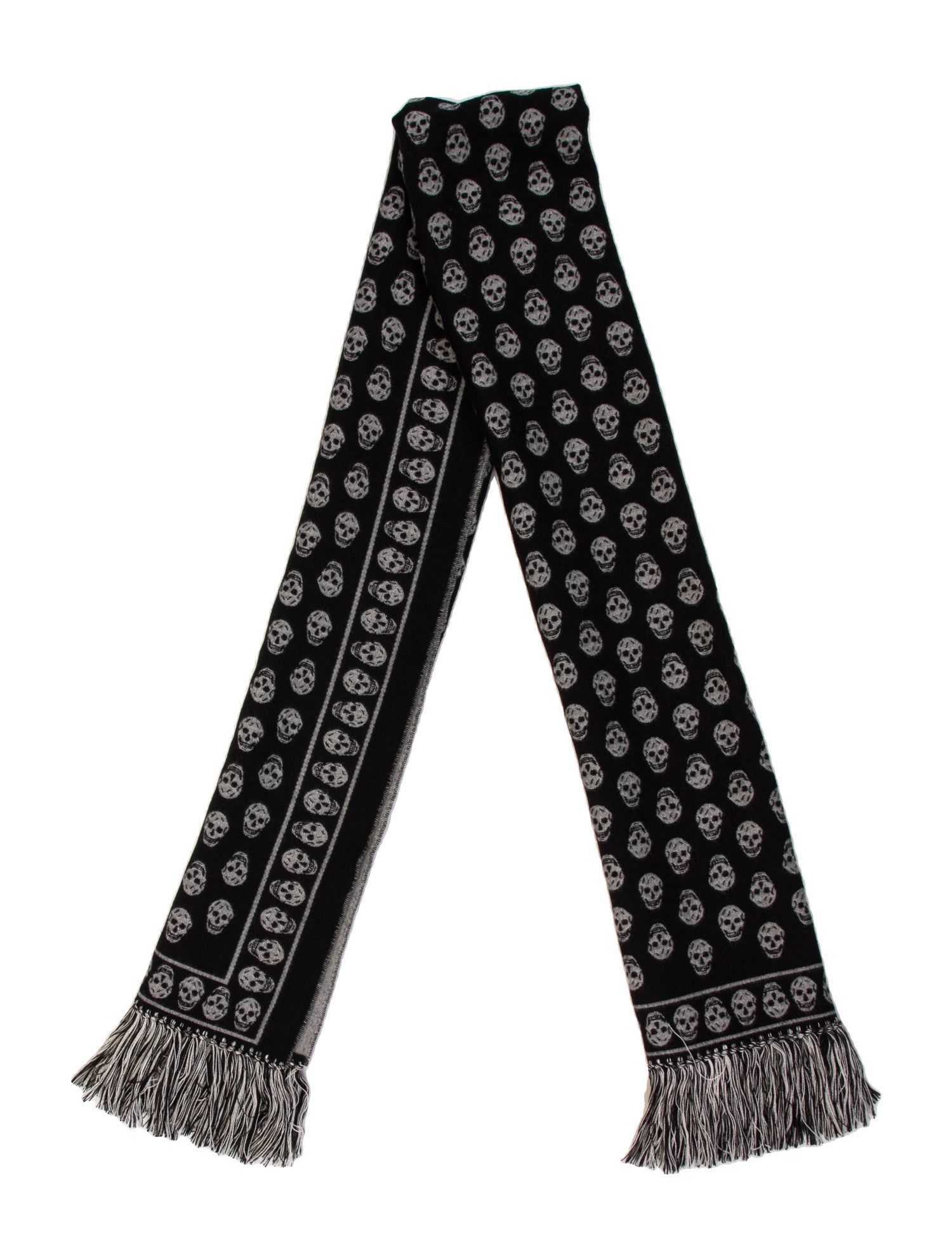 Alexander McQueen Wool Printed Scarf