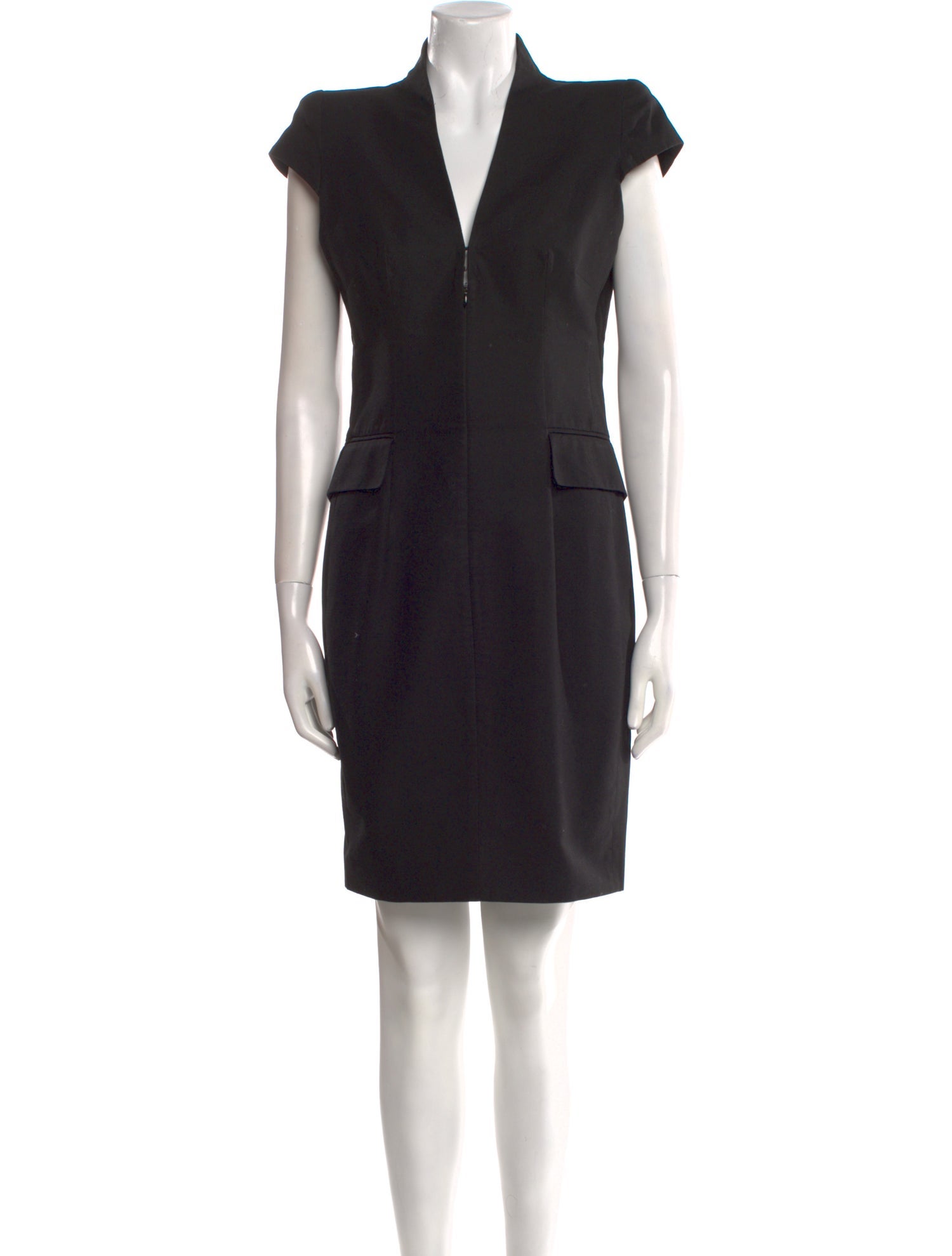 Alexander McQueen V-Neck Mini Dress