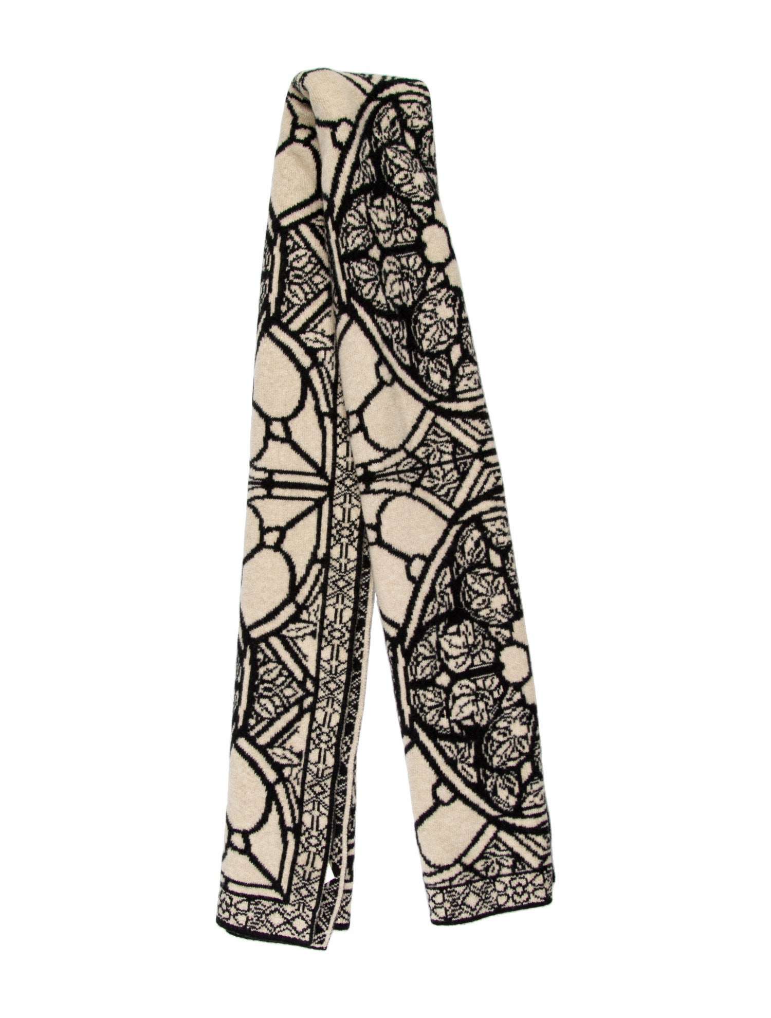 Alexander McQueen Wool Printed Scarf