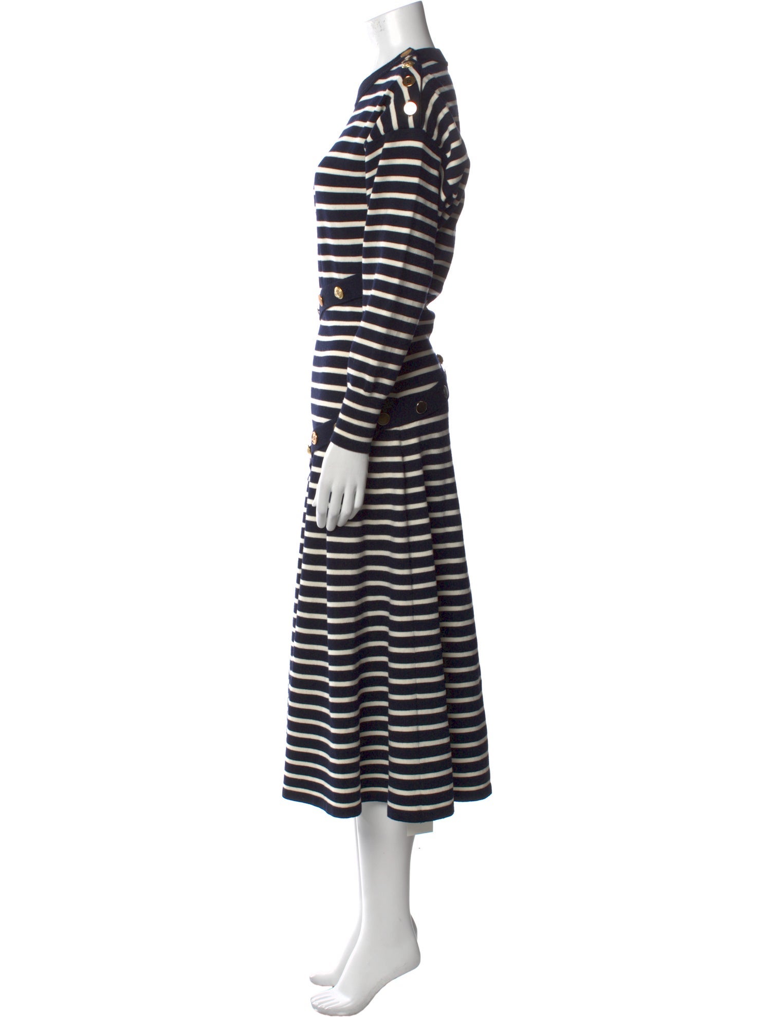 Alexander McQueen Wool Long Dress