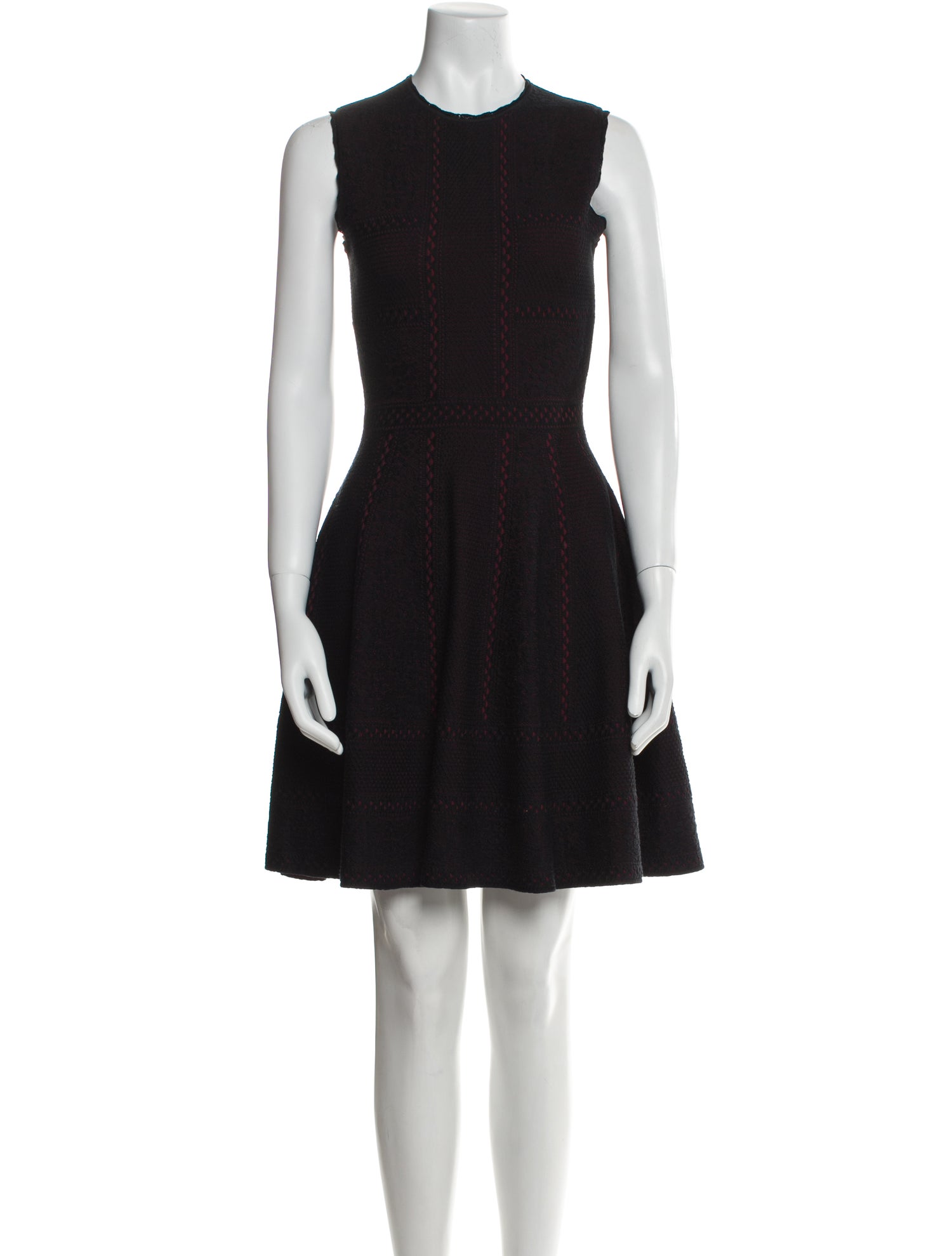 Alexander McQueen Wool Mini Dress