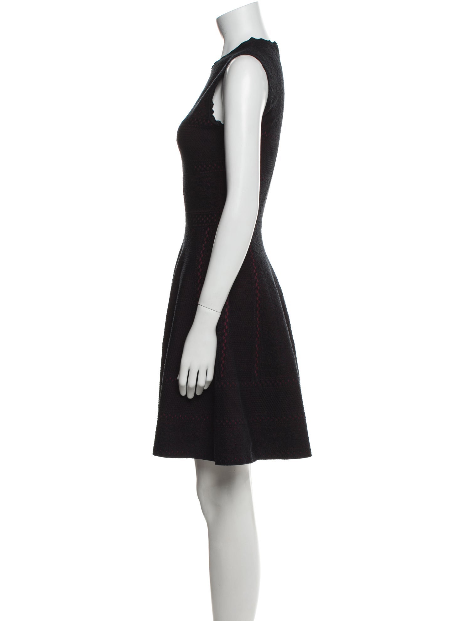 Alexander McQueen Wool Mini Dress