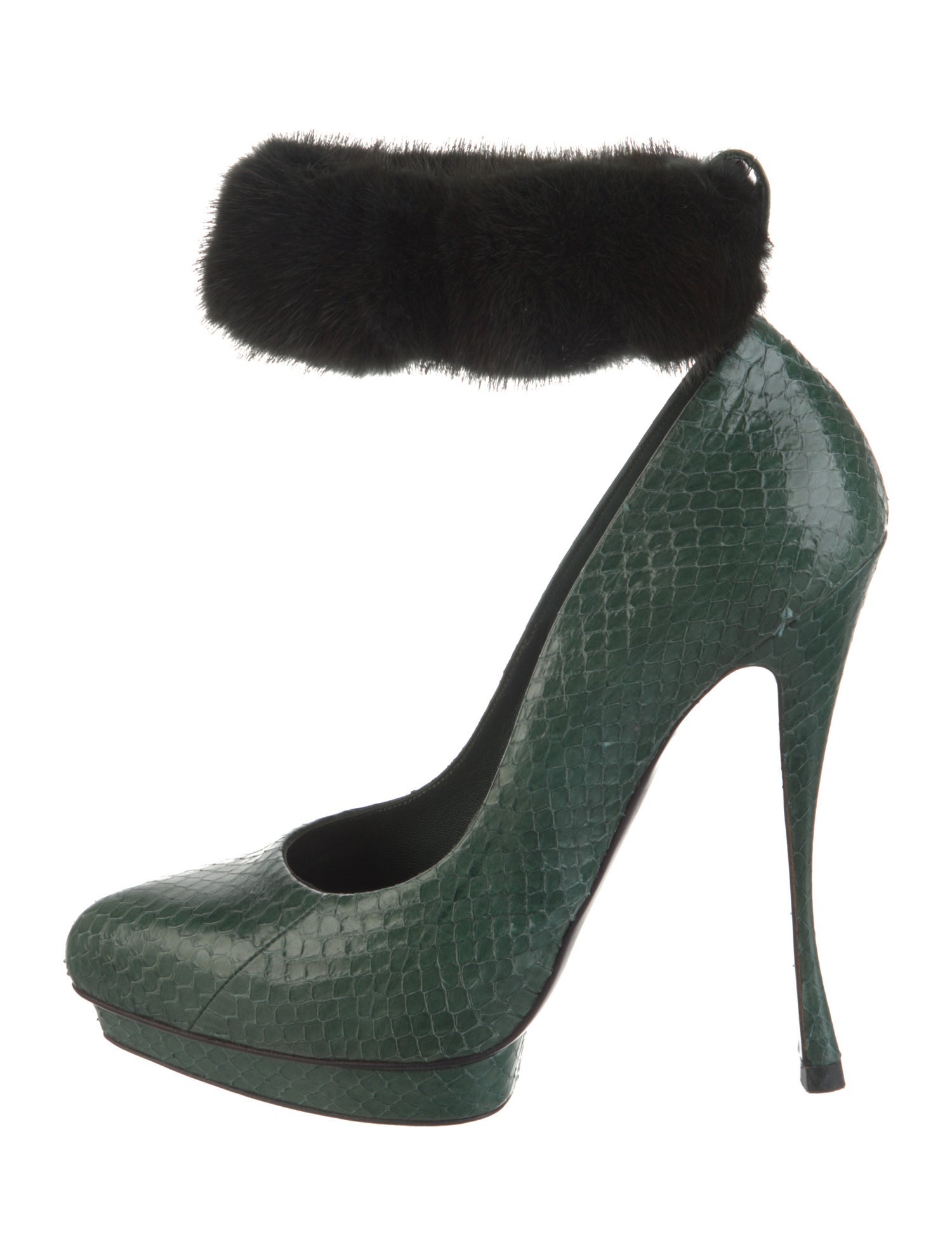 Alexander McQueen Snakeskin Pumps