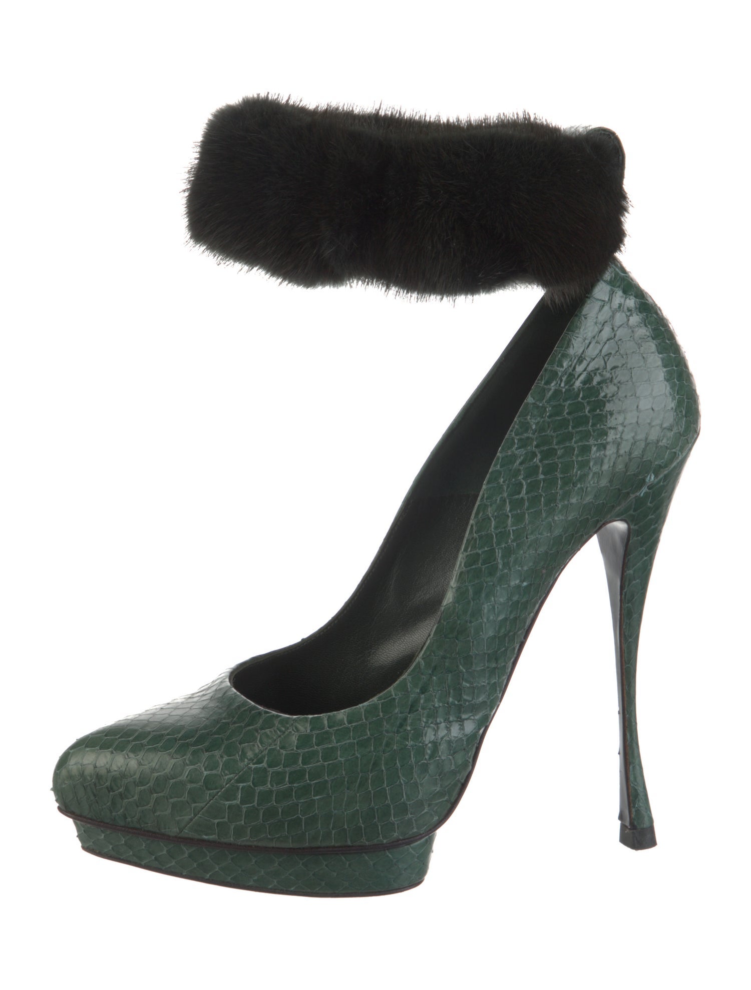 Alexander McQueen Snakeskin Pumps