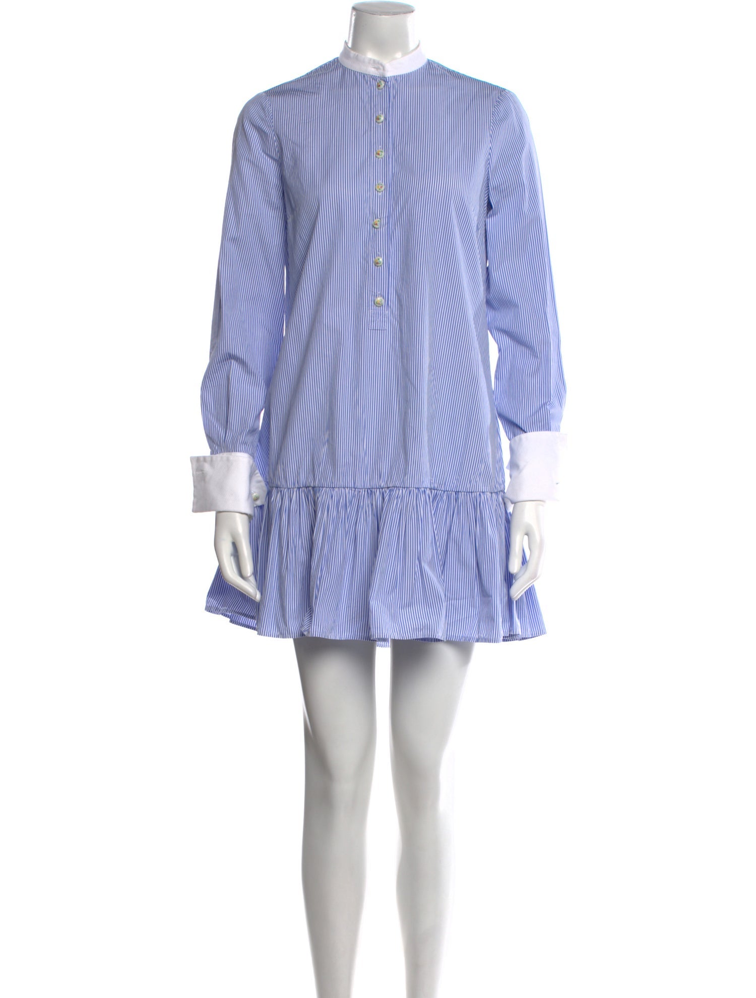 Alexander McQueen Striped Mini Dress