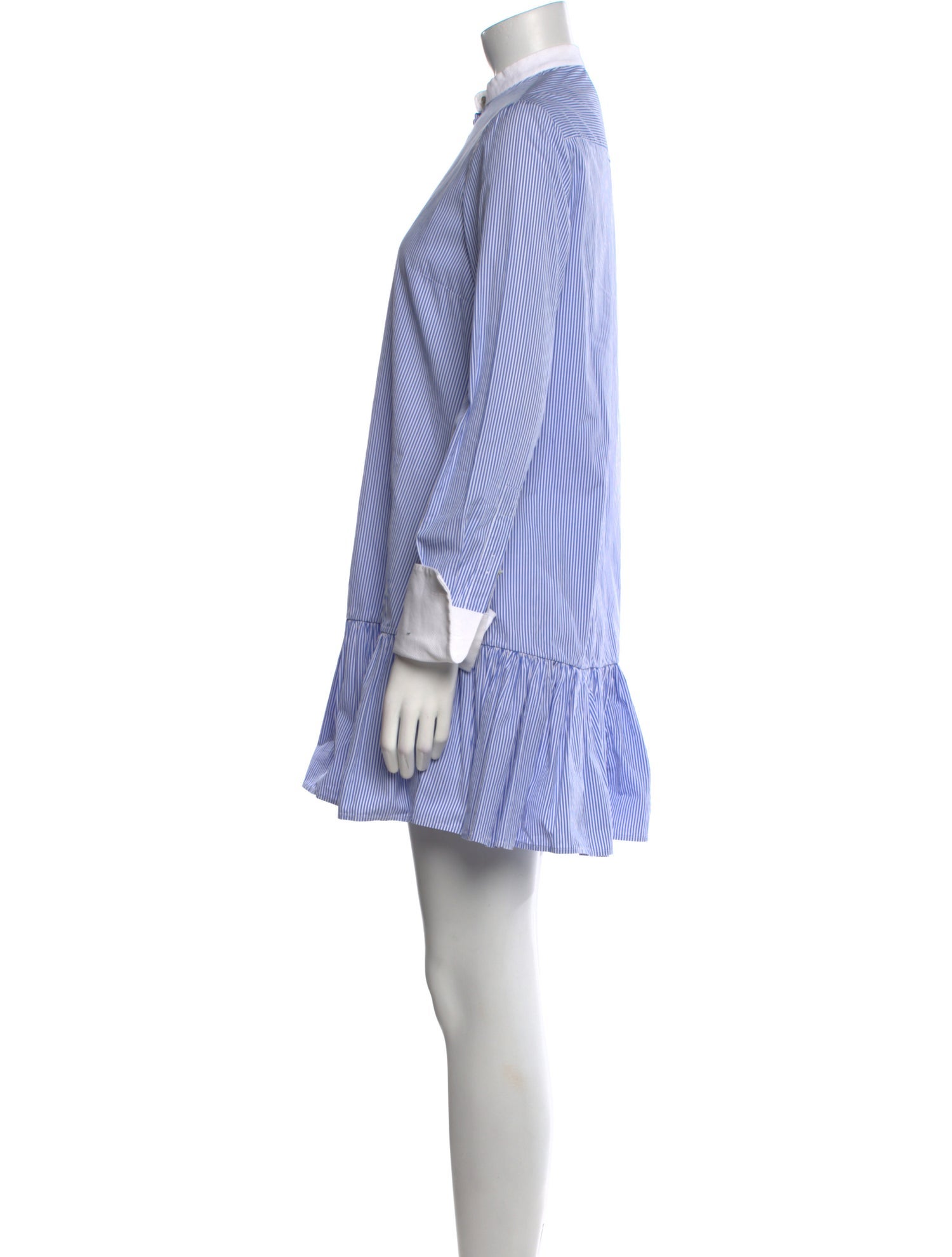 Alexander McQueen Striped Mini Dress