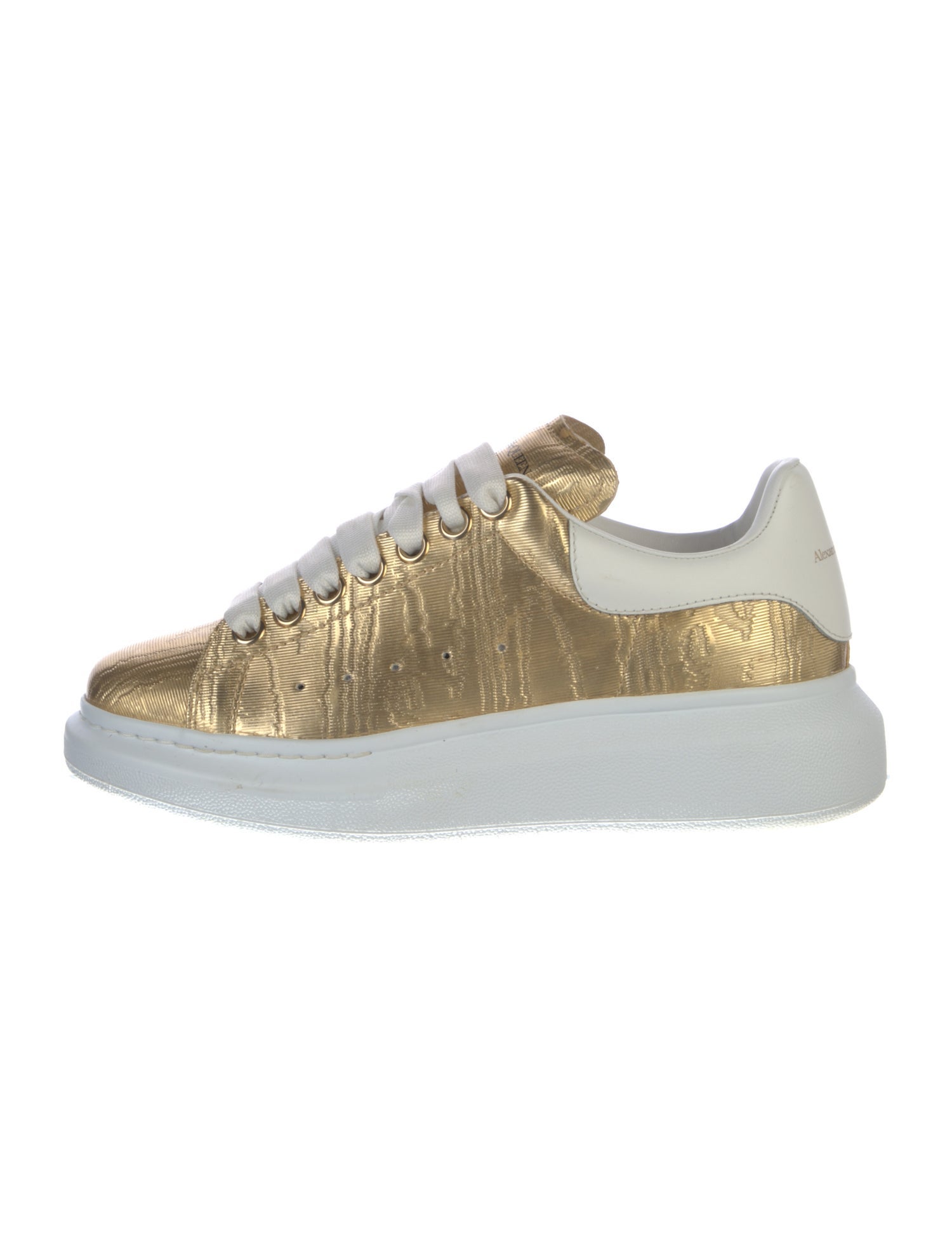 Alexander McQueen Rubber Whipstitch Trim Sneakers