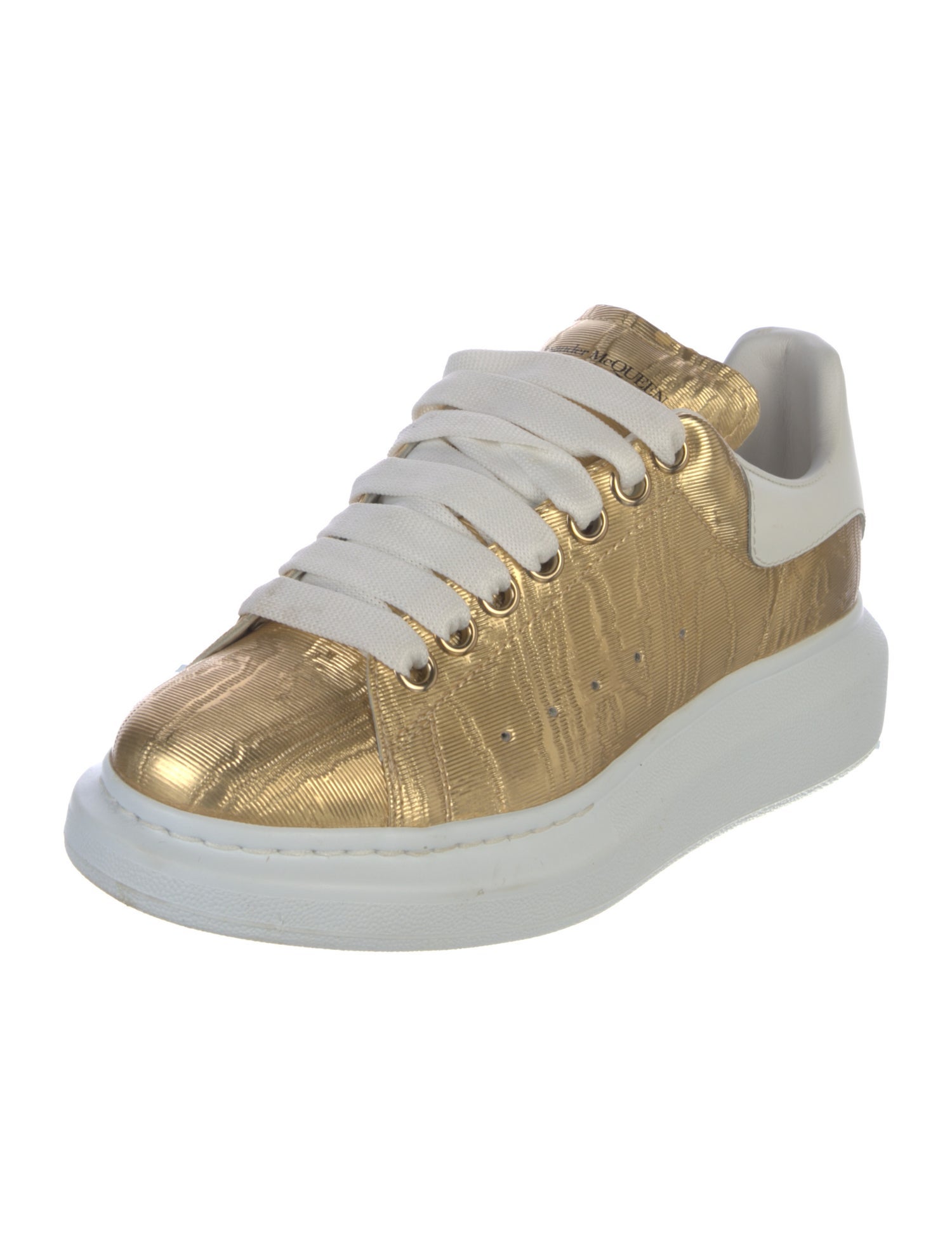 Alexander McQueen Rubber Whipstitch Trim Sneakers