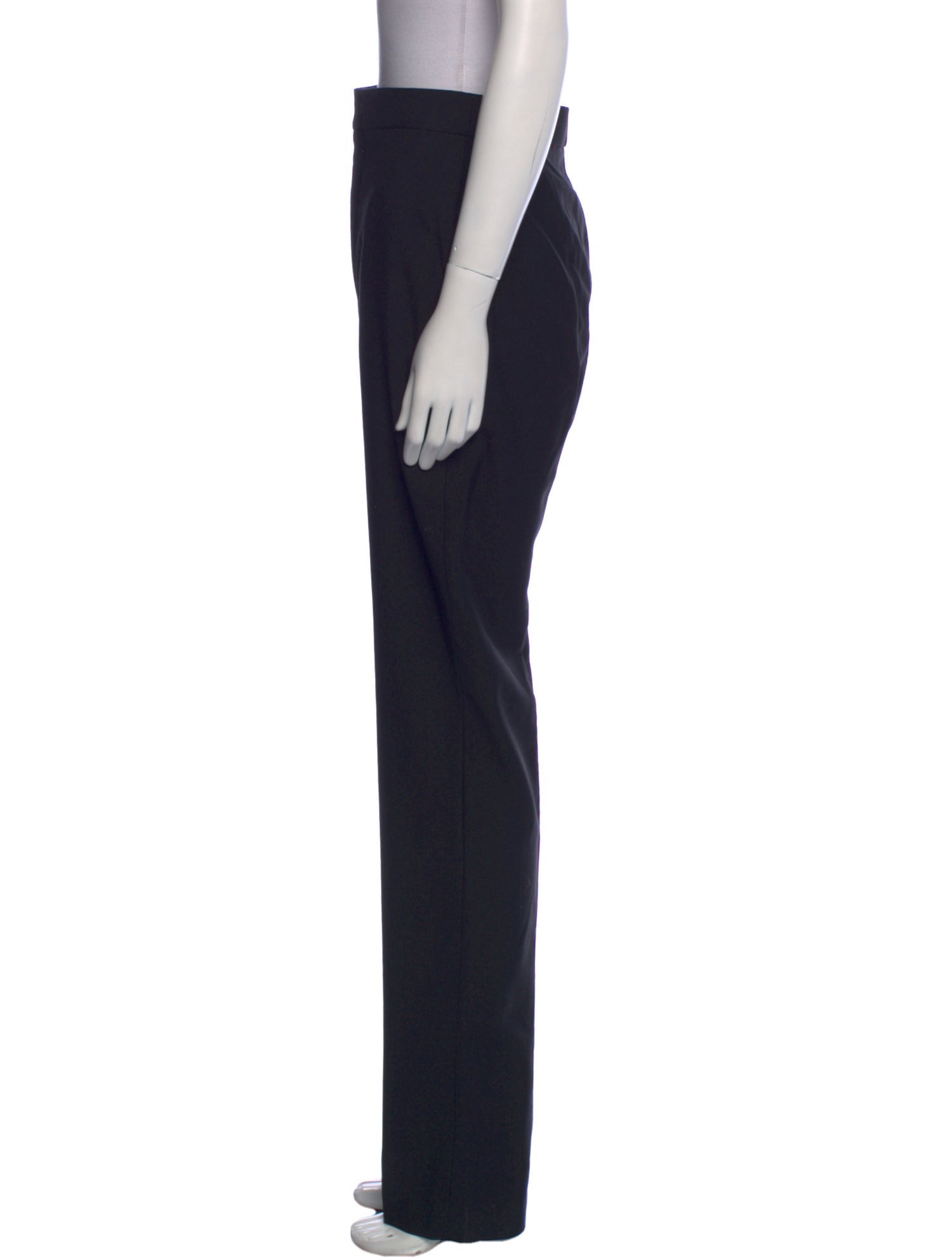 Alexander McQueen Wool Straight Leg Pants